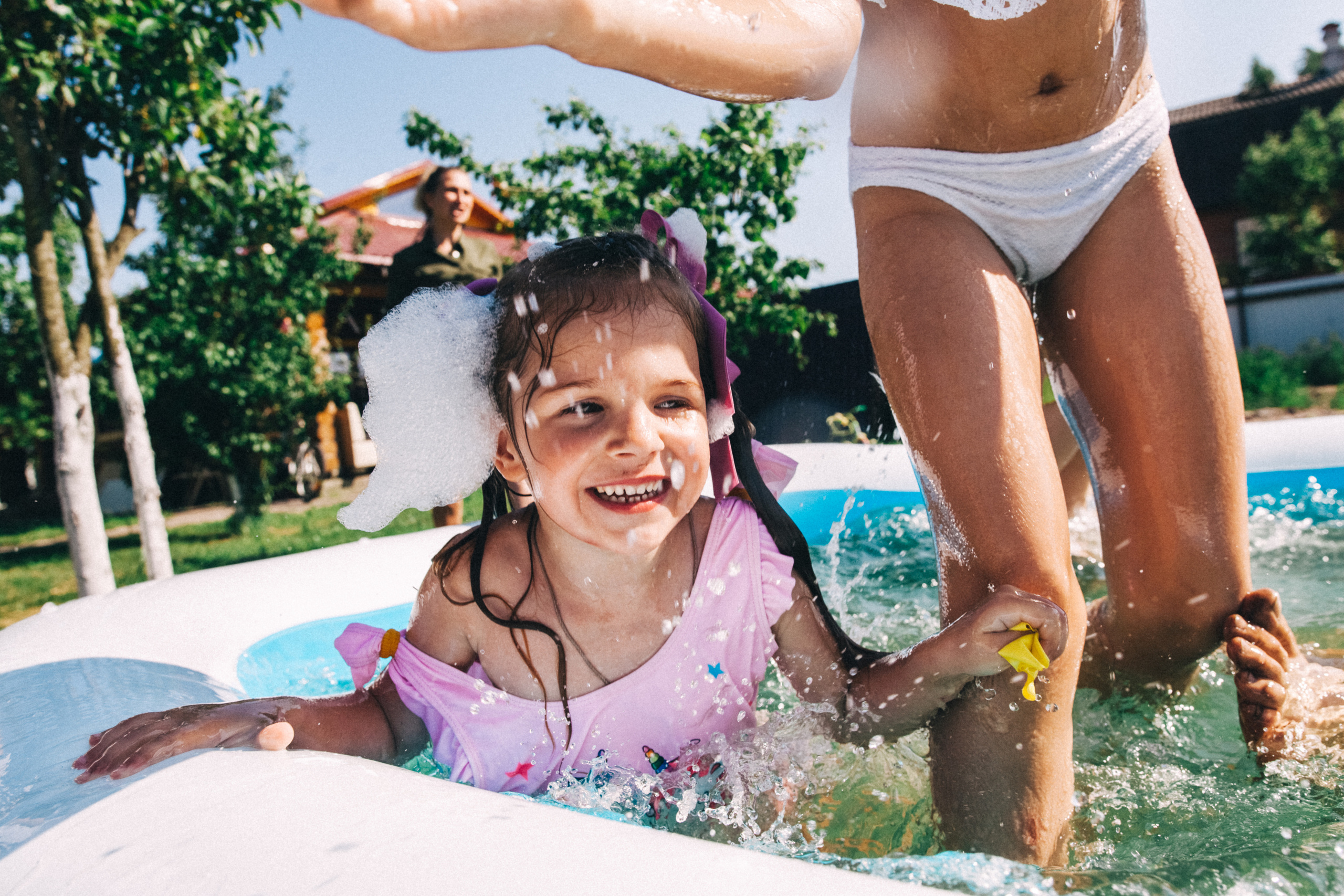 Есении 5 лет. ДР на даче. Семейный фотограф, фотограф родов, репортажей фотограф в Санкт-Петербу
