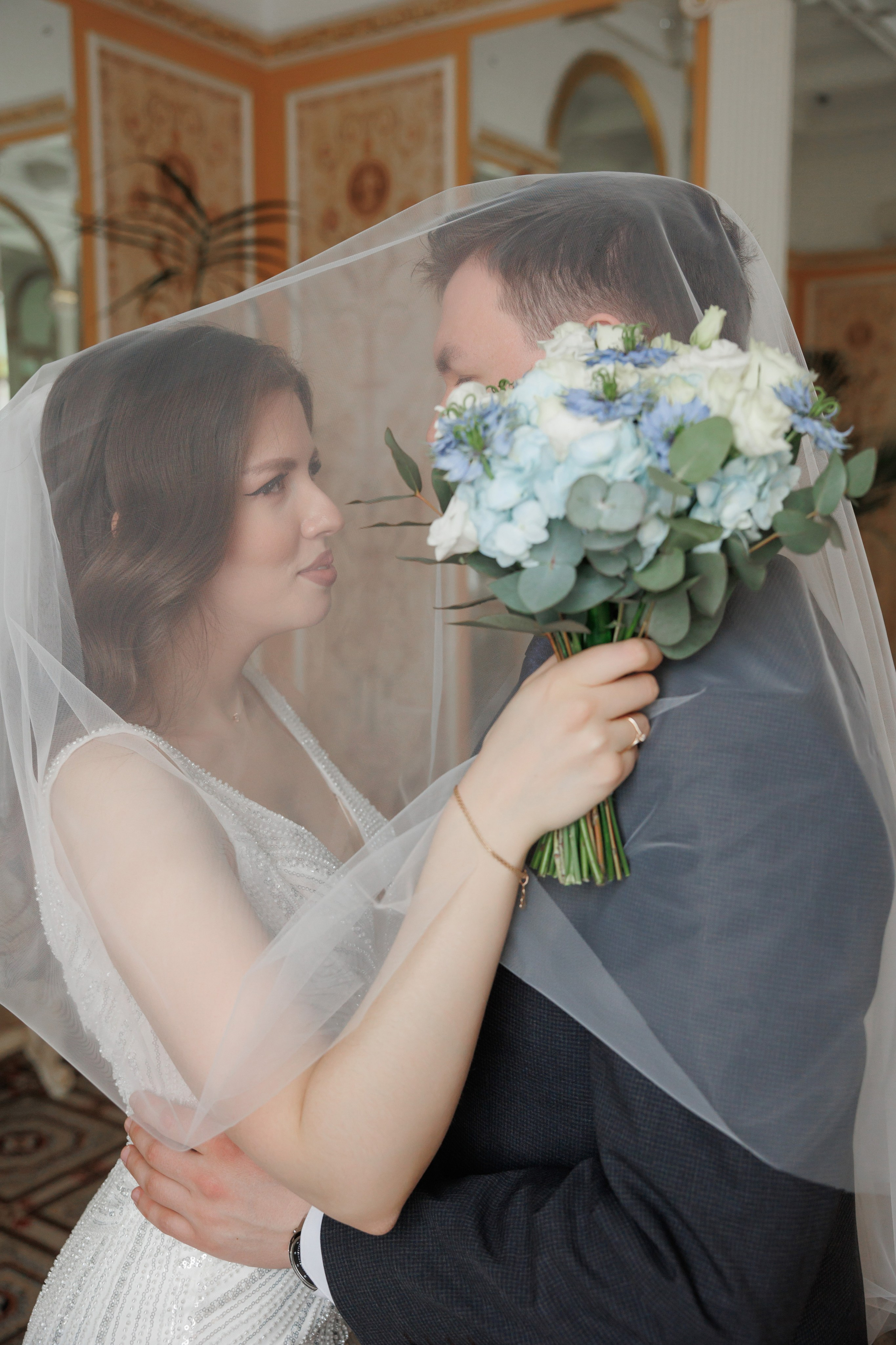 Даша и Дима, Грибоедовский ЗАГС. Свадебный и репортажный фотограф (Москва, Королев и другие)