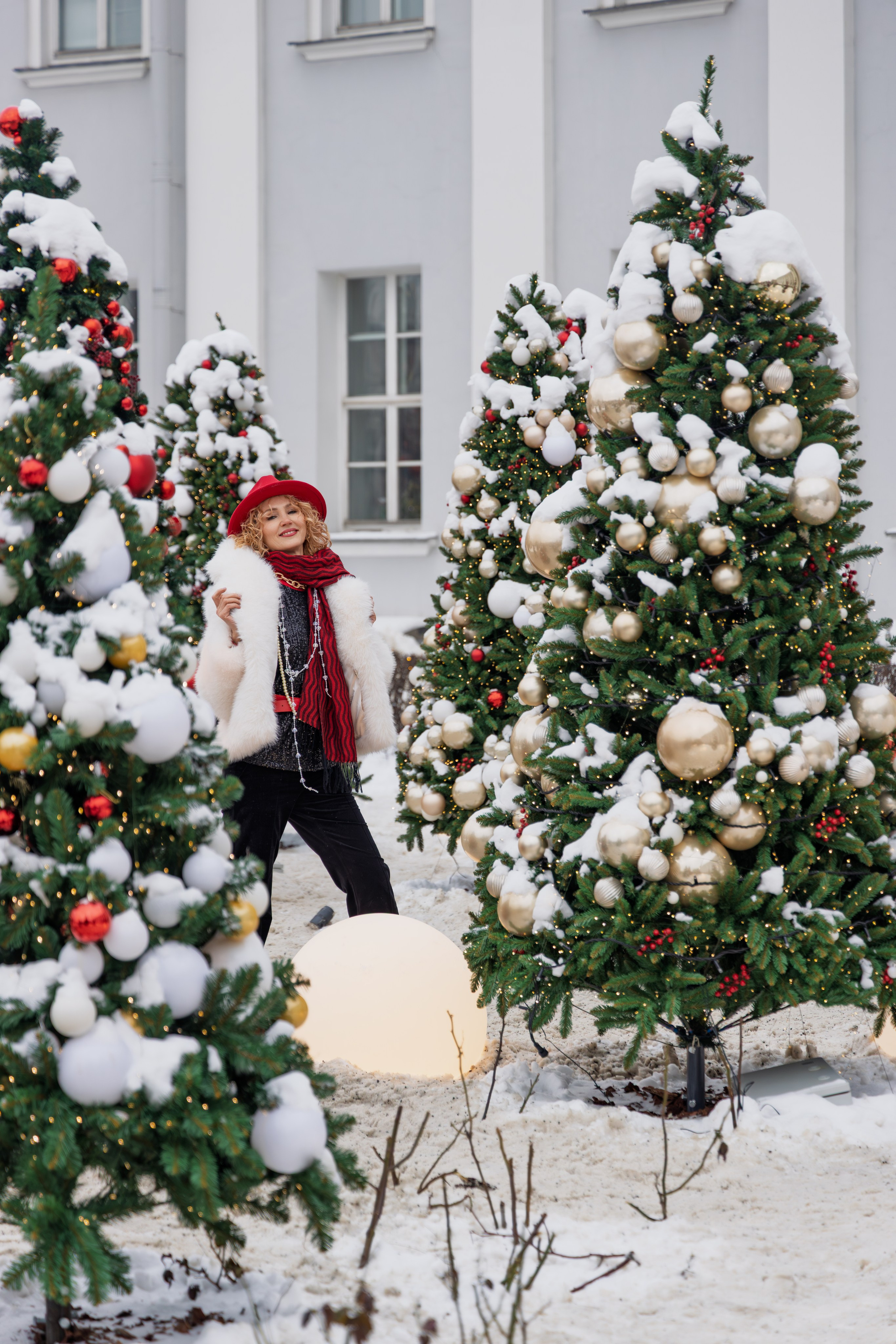 Новогодняя прогулка для Оксаны январь 2026. Репортажный, семейный и студийный фотограф в Москве Демин Алексей