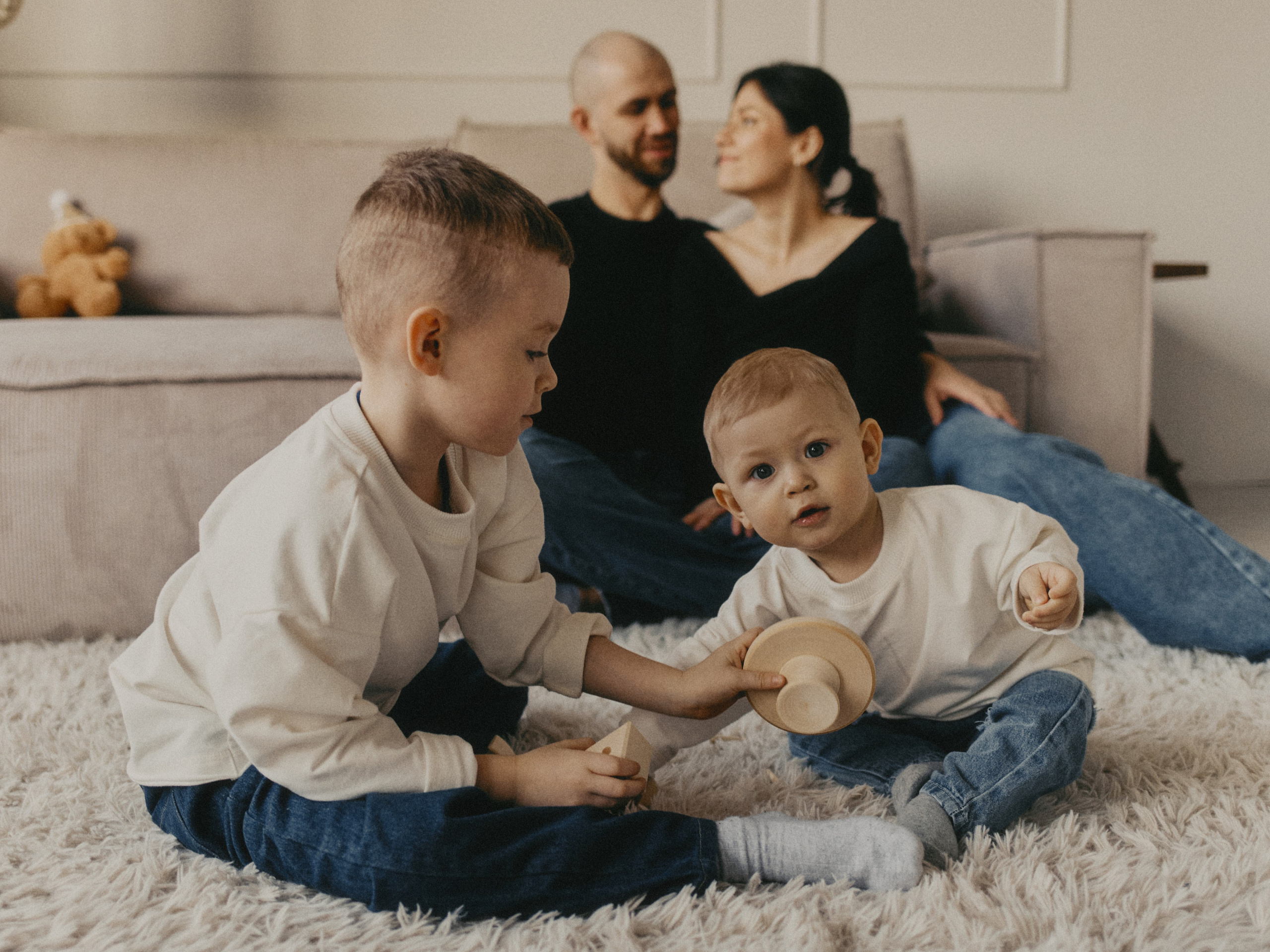 Леша, Кристина, Захар и Кирилл. Портретный фотограф в Москве Ольга Крылова
