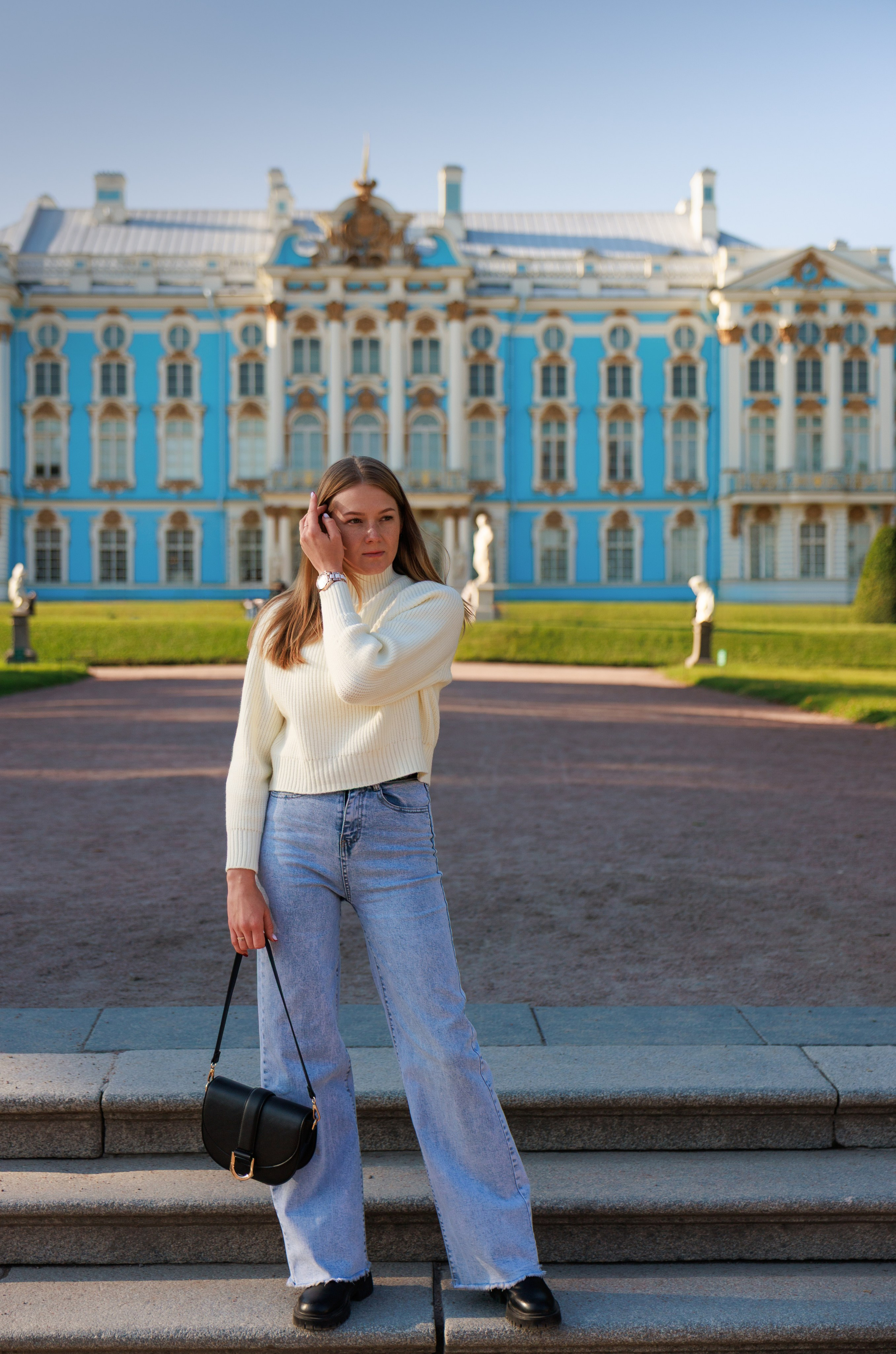 Солнечная осень в Пушкине. Портретный, семейный фотограф в Санкт-Петербурге и Ленинградской области Виктория Соловьёва