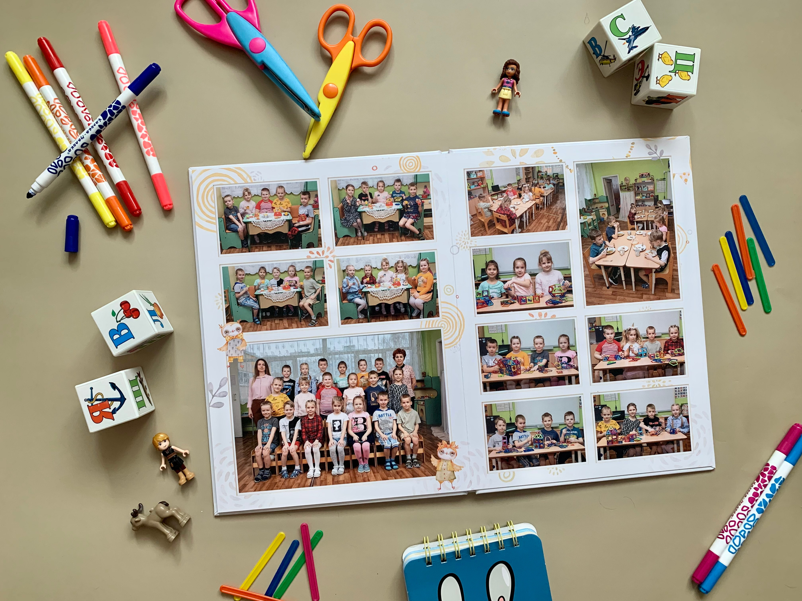 Детский сад. Готовые альбомы. Фотокниги в Туле. Выпускные фотокниги в Туле