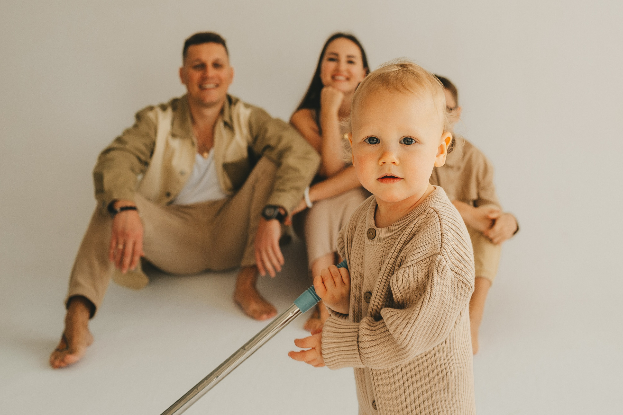 Семейная фотосессия в студии. Семейный и детский фотограф и видеограф в Москве, Дрокина Наталья