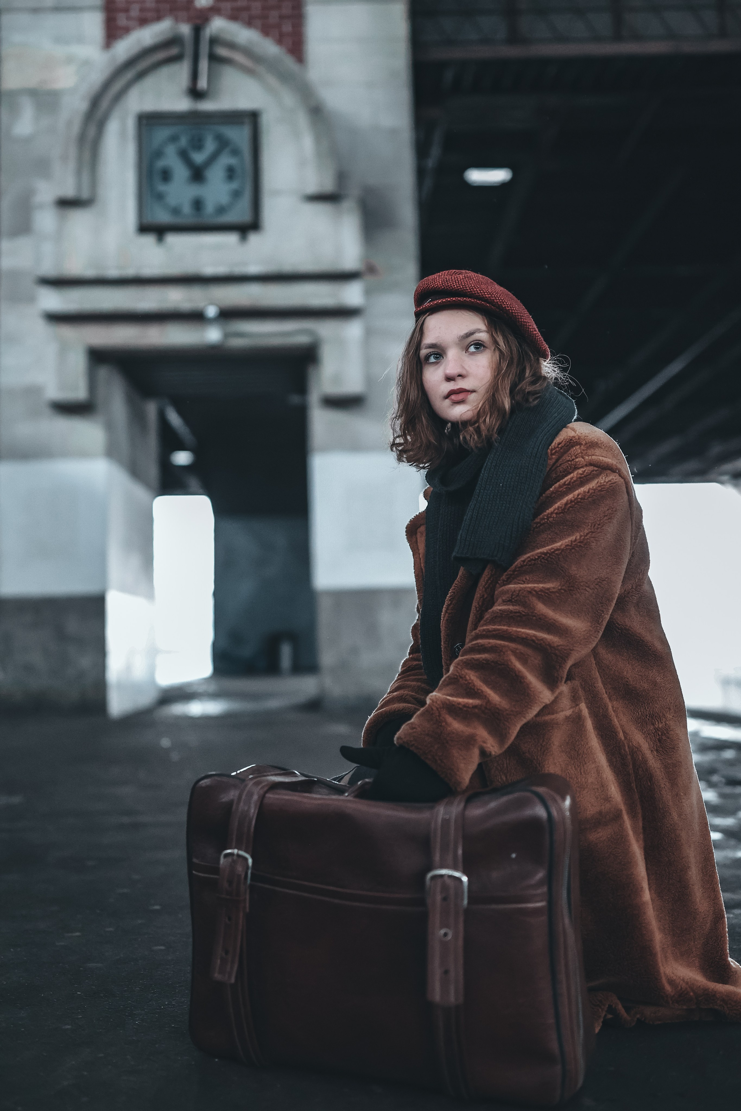 Фотосессия на жд вокзале. Профессиональный фотограф в Москве, Подмосковье