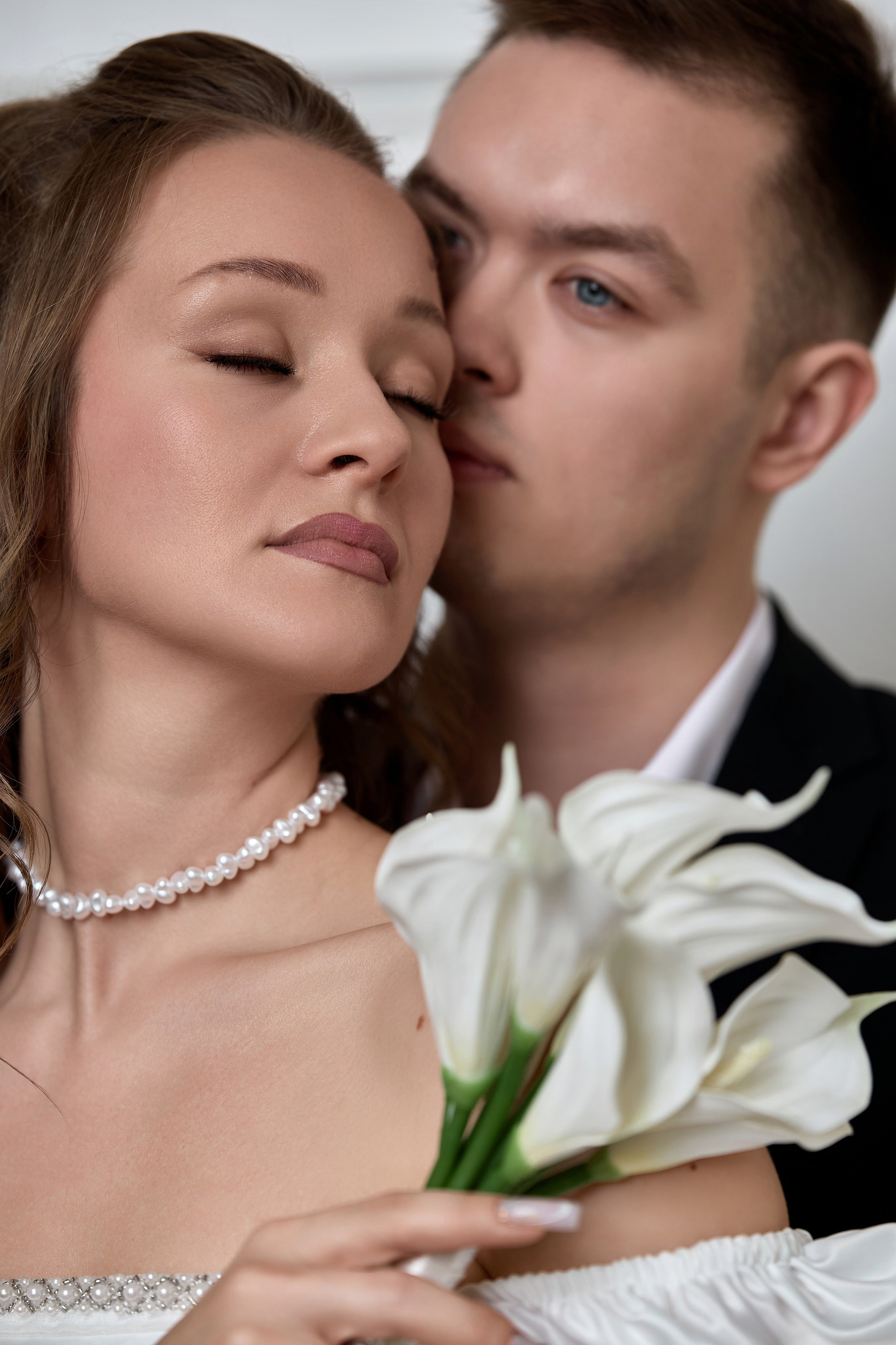 Свадебная фотосессия в гостинице и в студии