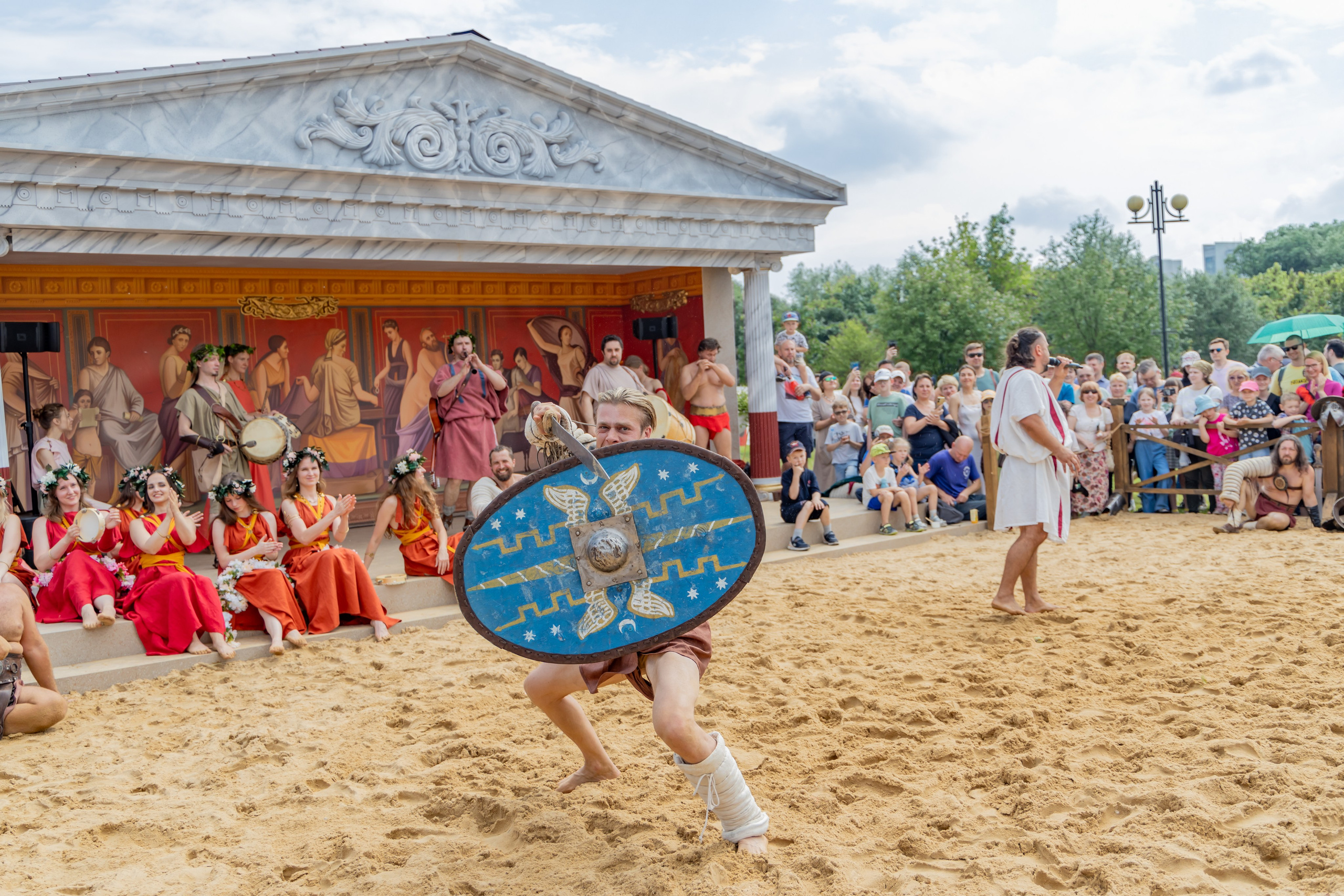 Времена и эпохи 2024. Ростокинский акведук. Площадка Античность. Репортажный, семейный и студийный фотограф в Москве Демин Алексей