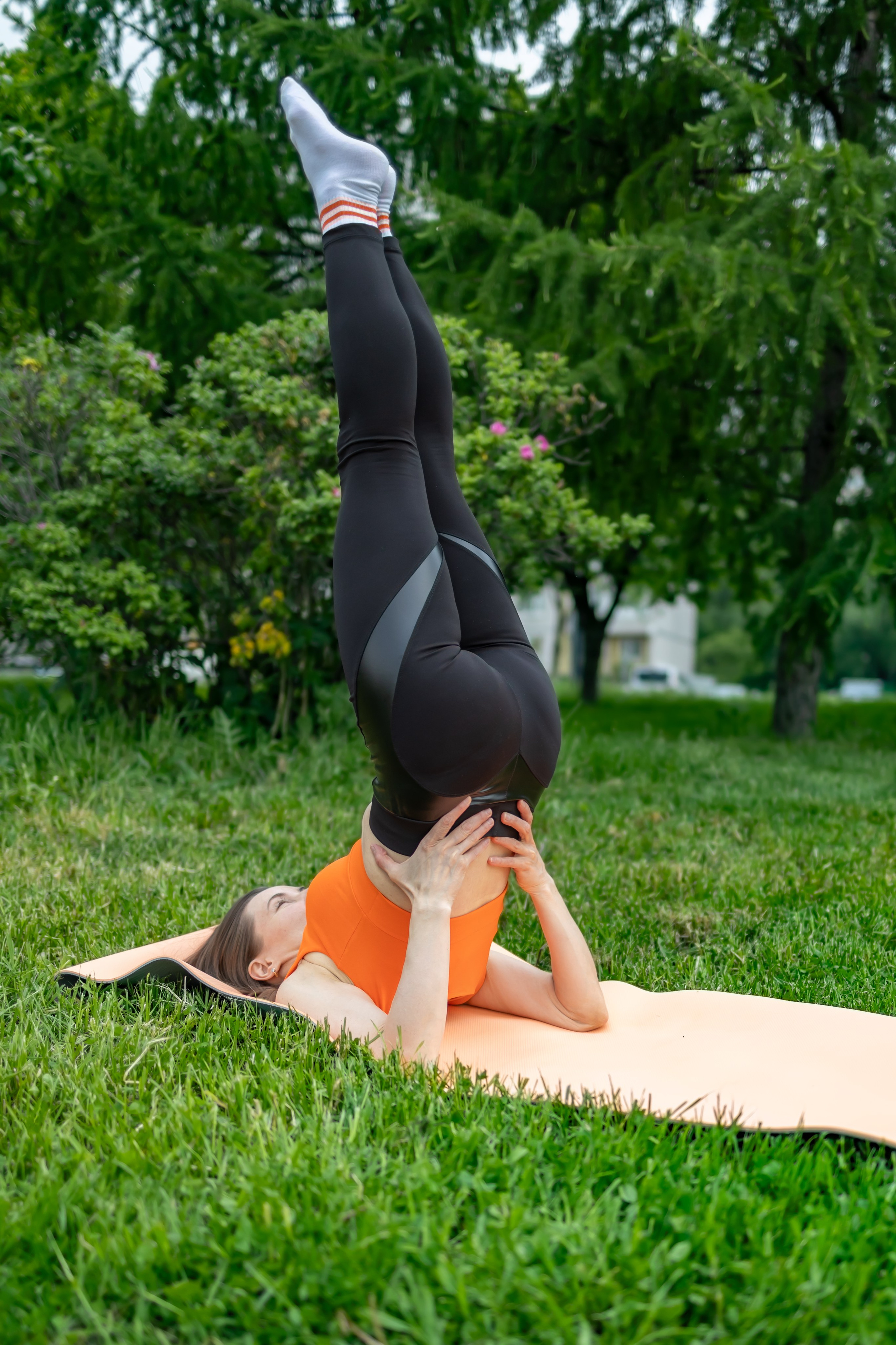 Спортивная фотосессия с хула хупом и йога, пилатес. Репортажный, семейный и студийный фотограф в Москве Демин Алексей