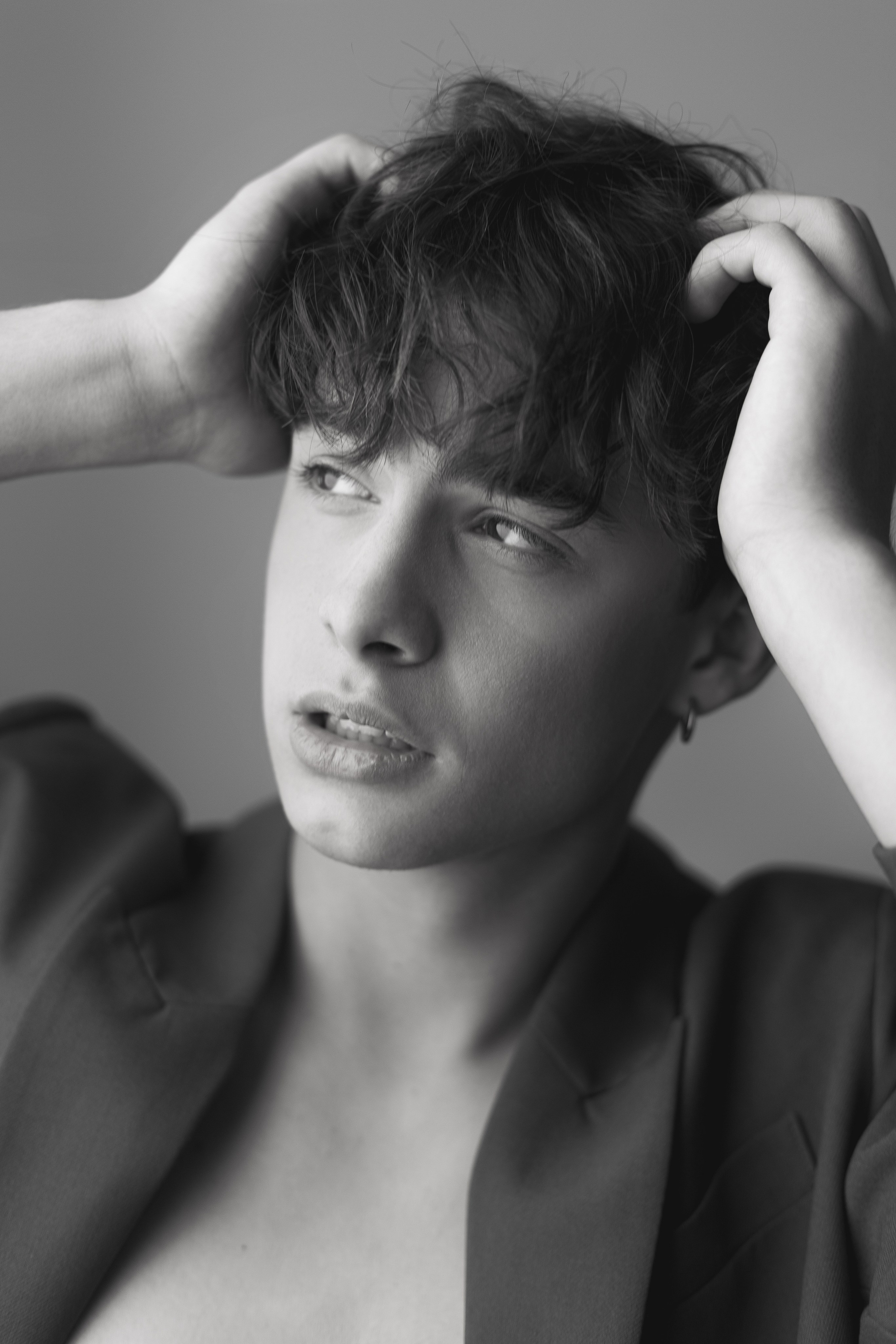 Мужской портрет ЧБ