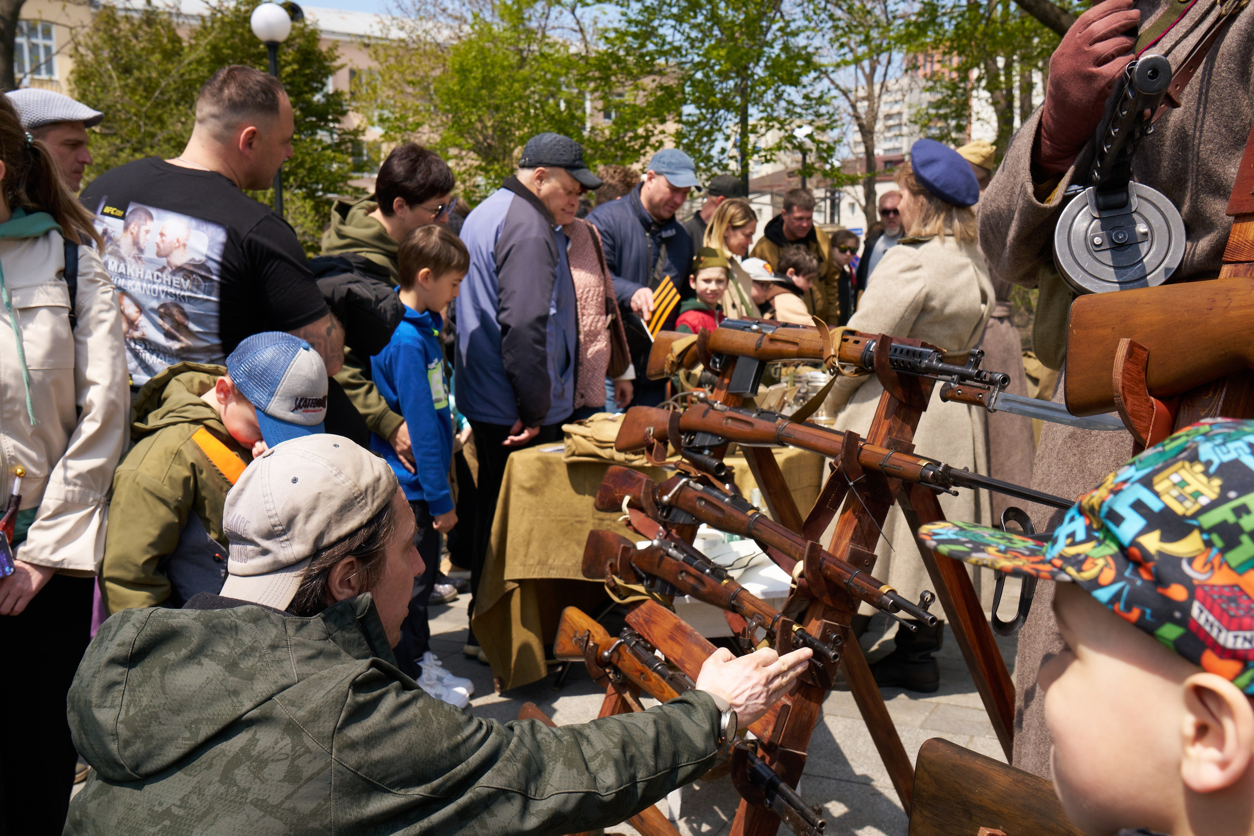 Реконструкция, посвящённая 9 мая. Профессиональный репортажный фотограф Инесса Иминова