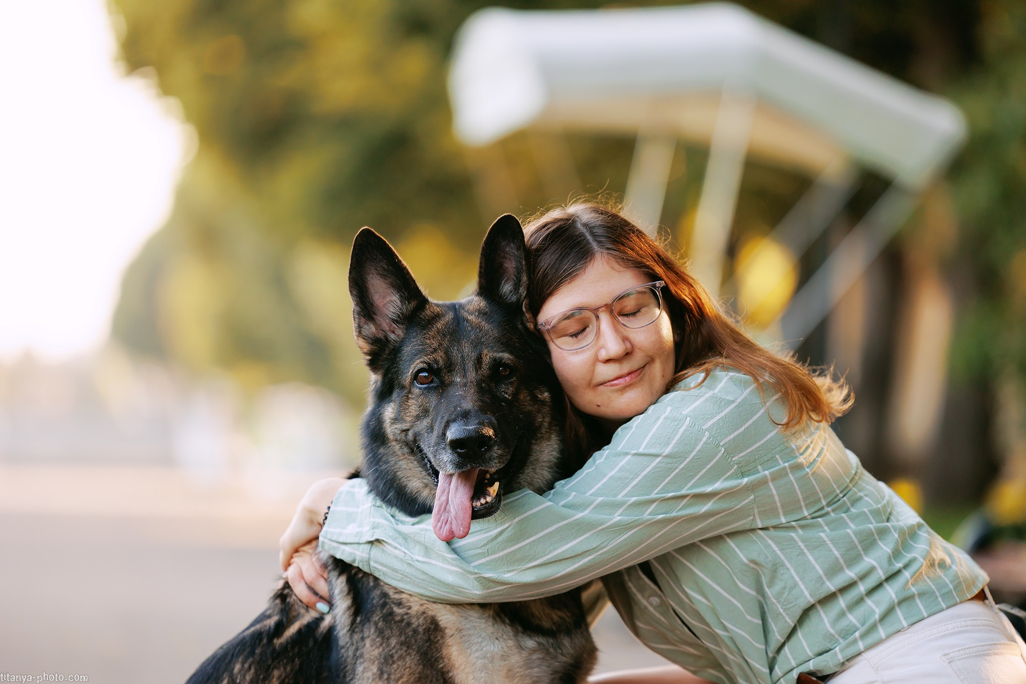 Маша и Харпи. Фотограф собак, фотограф-анималист Аня Титова (Titanya). Москва