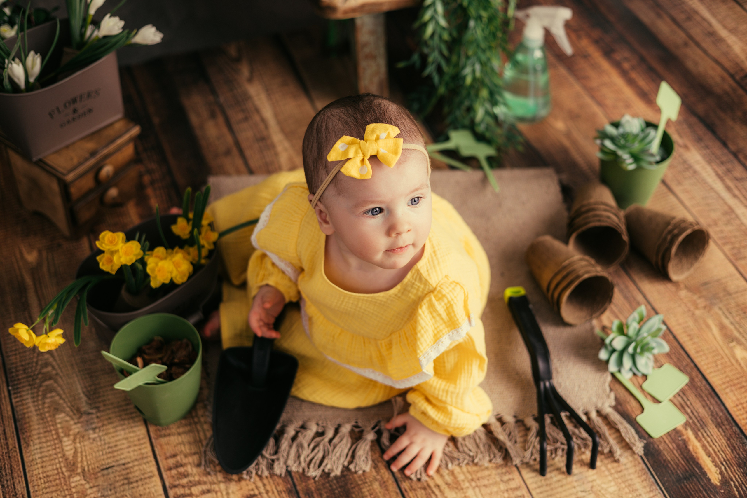 Цветочница. Фотограф новорождённых Екатерина Боброва. Ульяновск