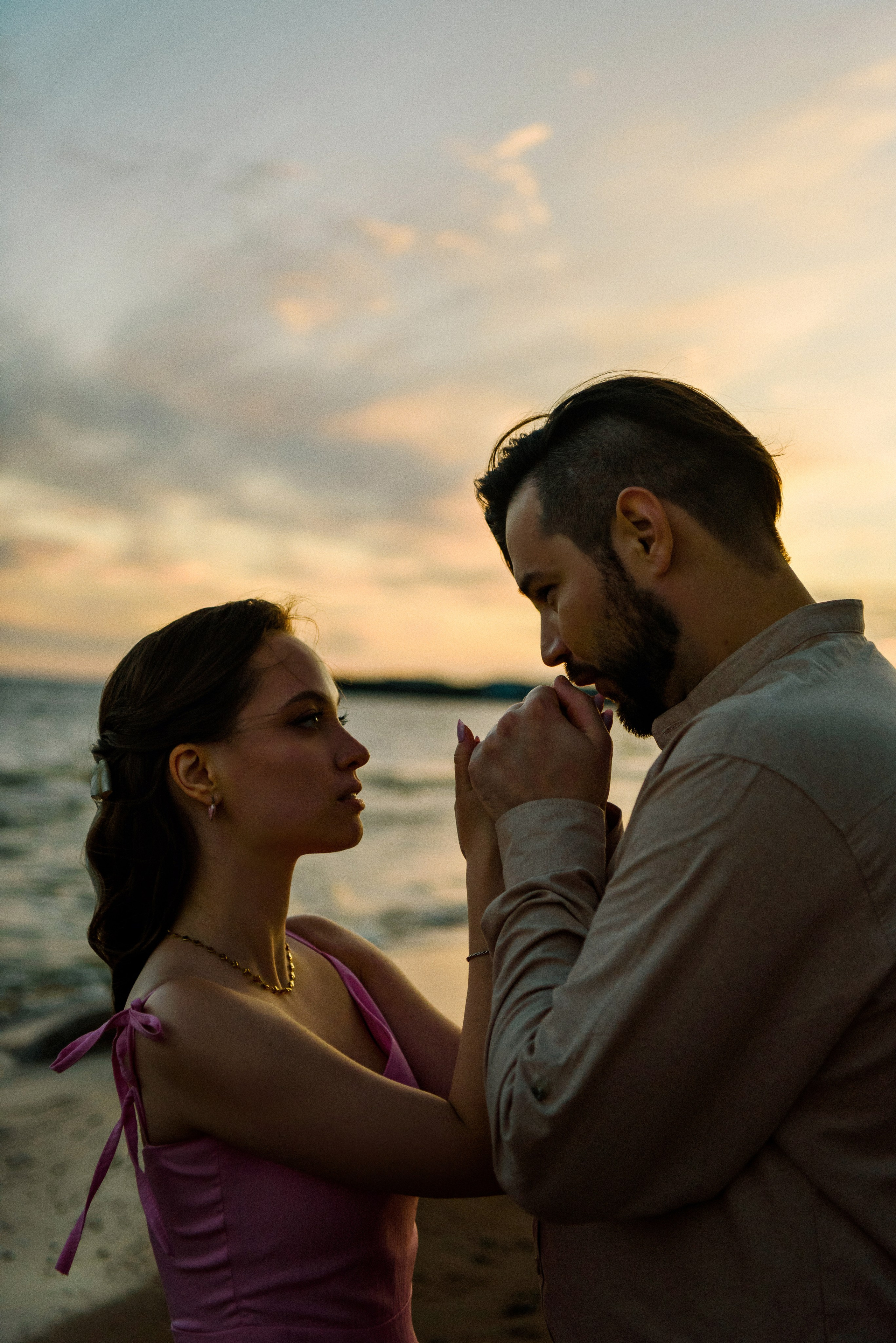 Настя и Вова Финский залив. Свадебный фотограф в Санкт-Петербурге София Шубик