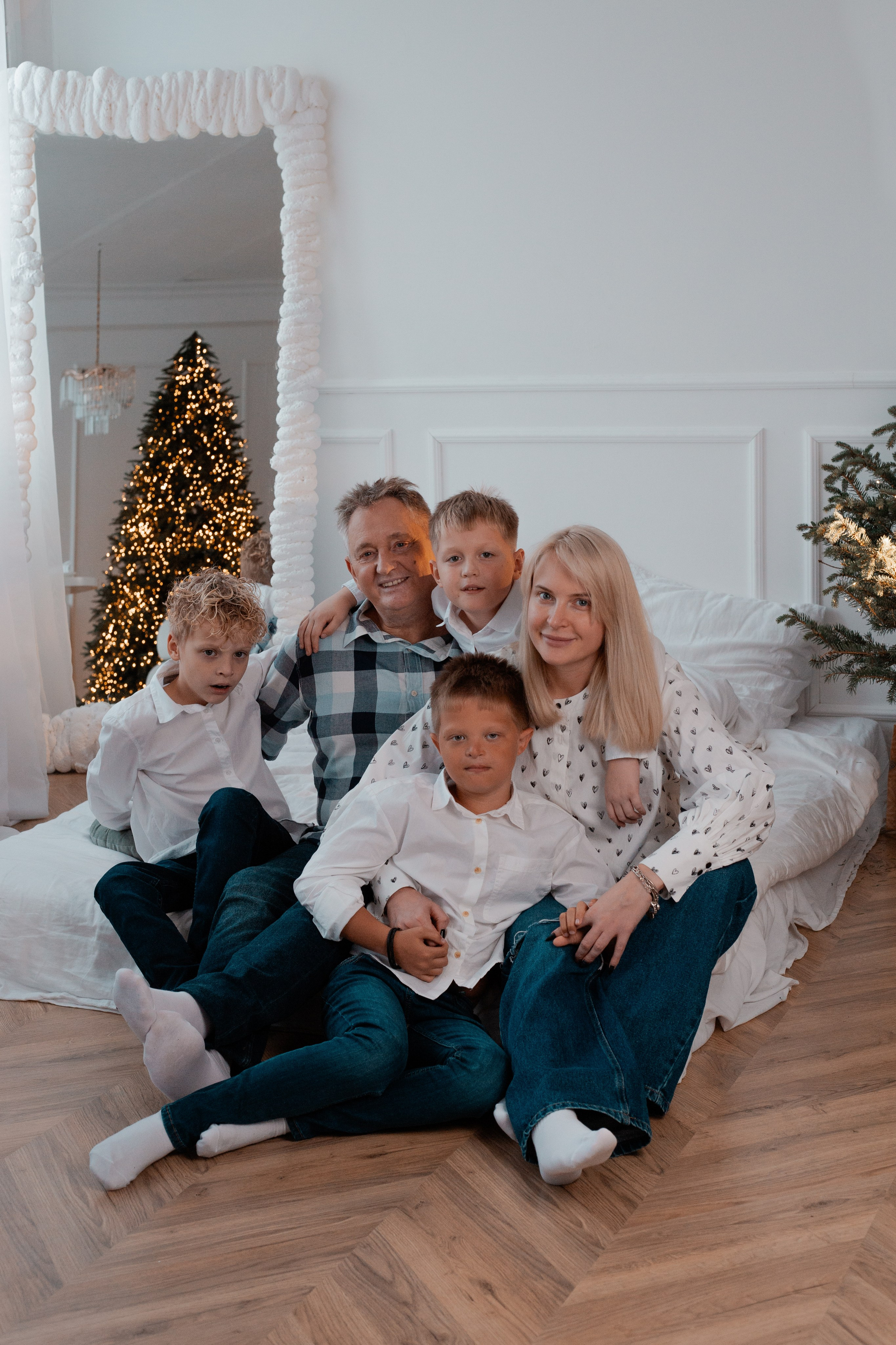 Инна с семьёй