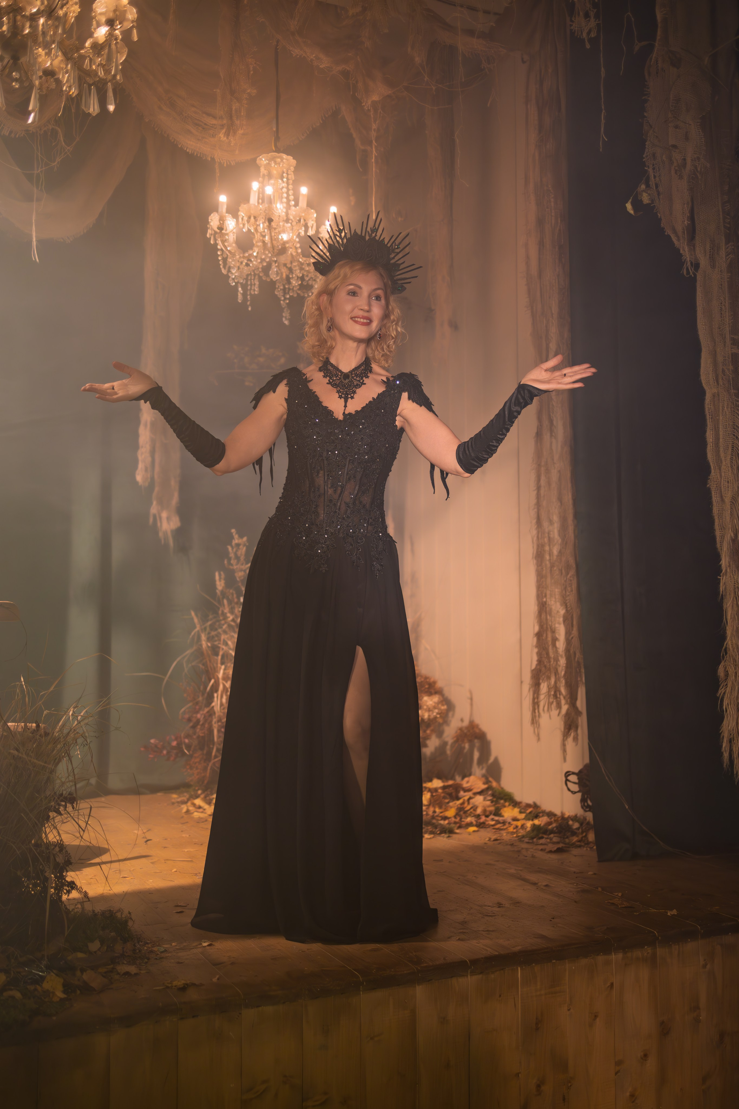 Оксана. Заброшенный театр. Репортажный, семейный и студийный фотограф в Москве Демин Алексей