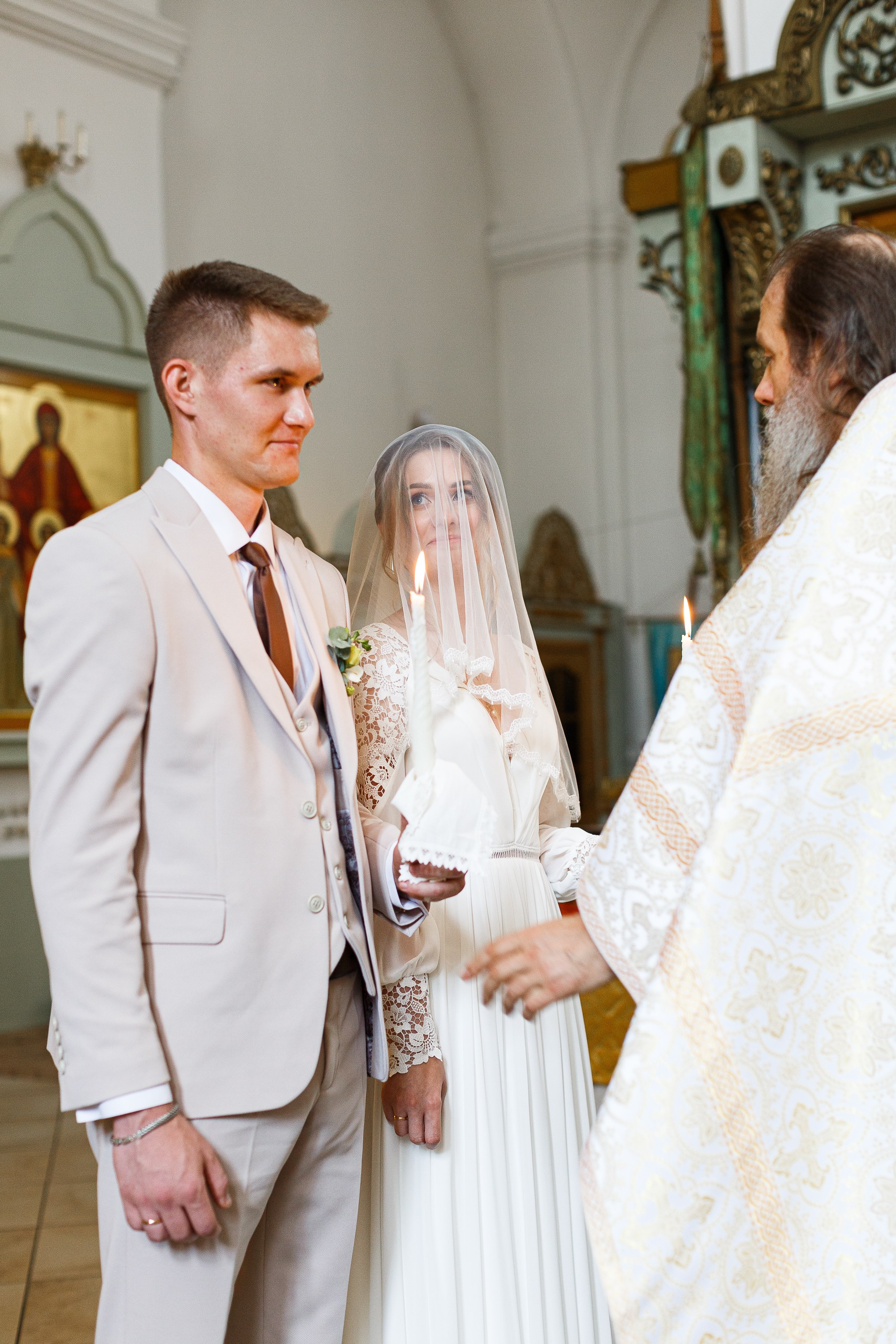 Венчание в храме Живоначальной Троицы на Шаболовке