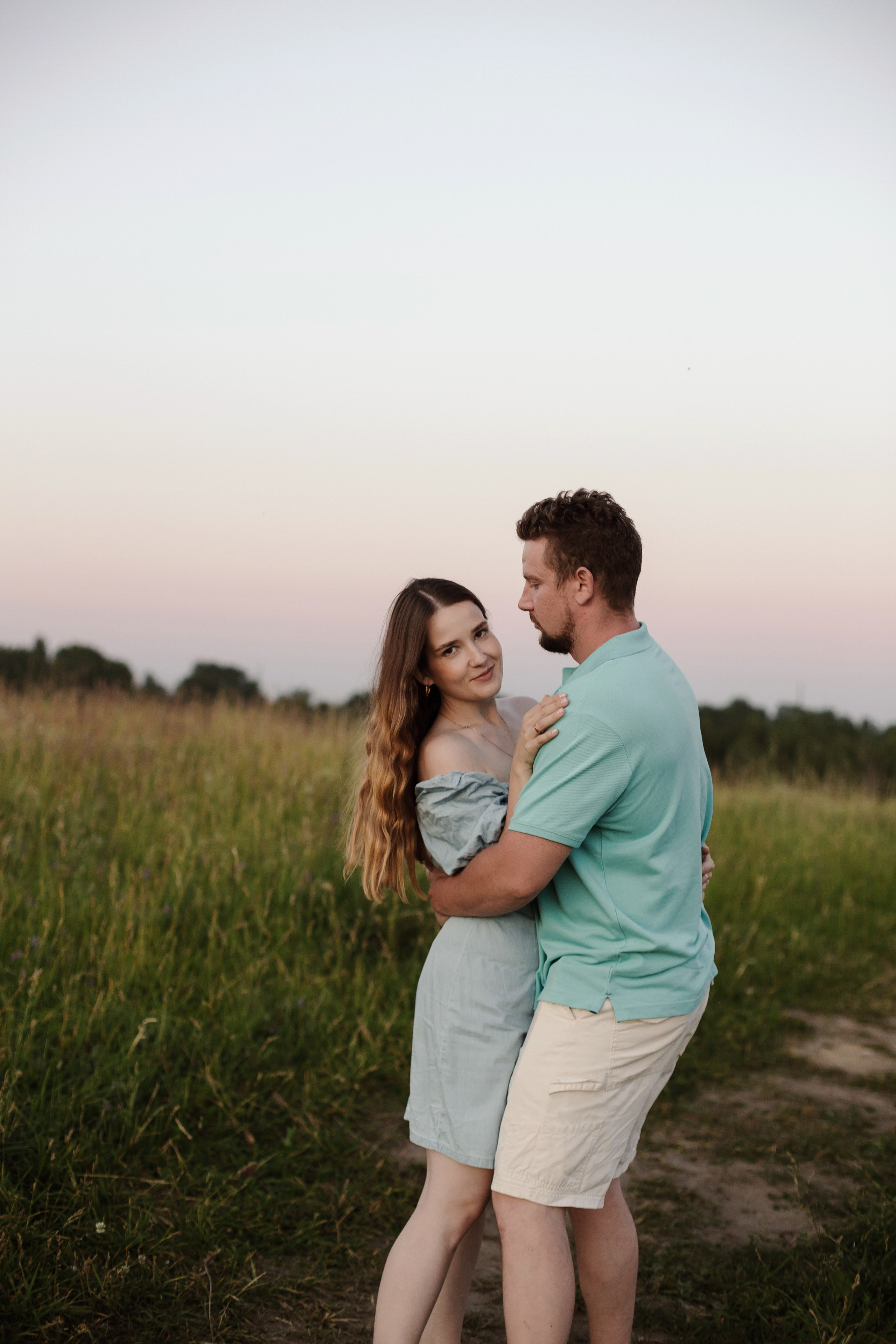 Колтушские высоты — Марина и Сергей. Портретный фотограф в Санкт-Петербурге Элина Ситникова