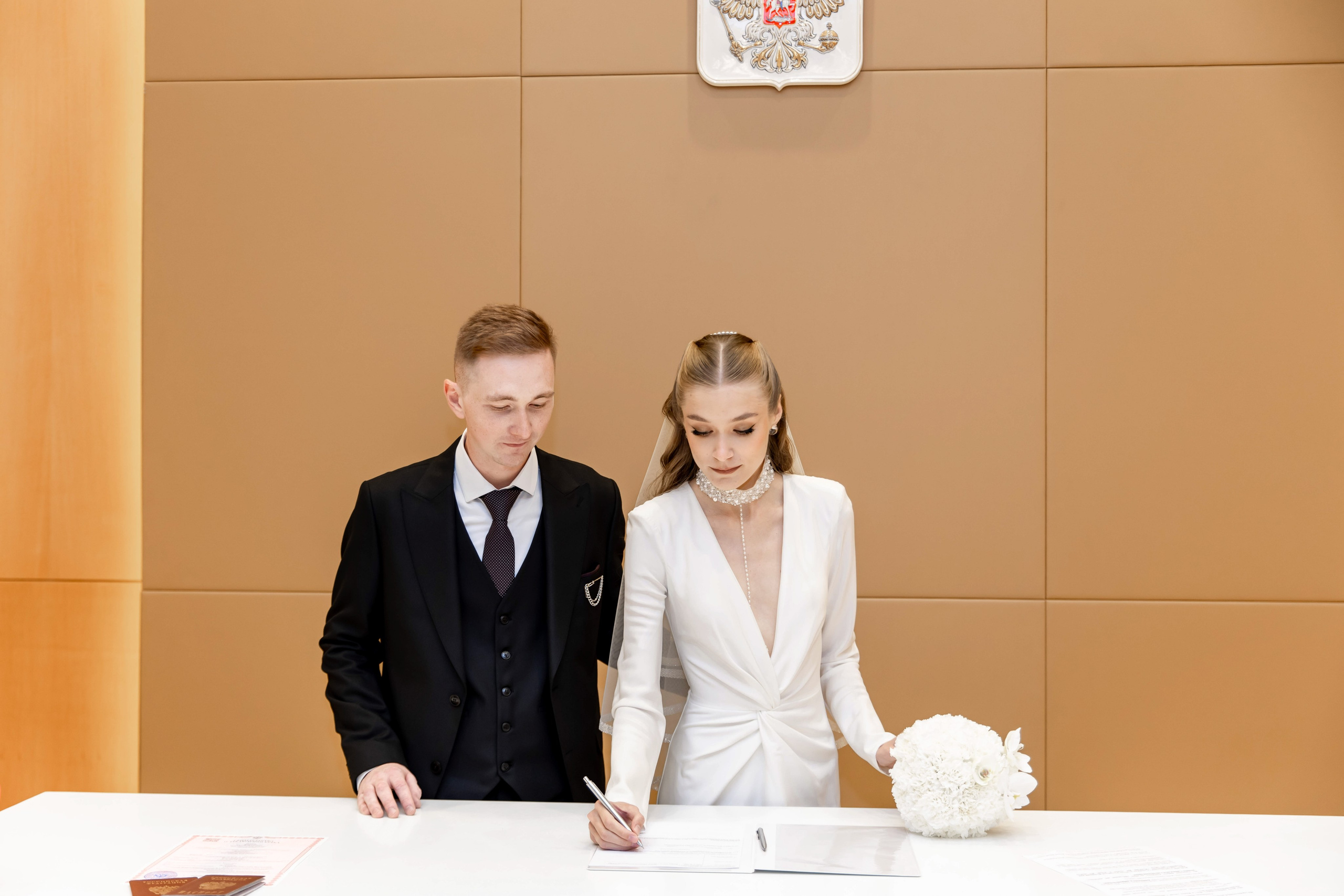 Выездная регистрация + Барвиха + банкет. Свадебный и семейный фотограф в Москве Диана Левченко