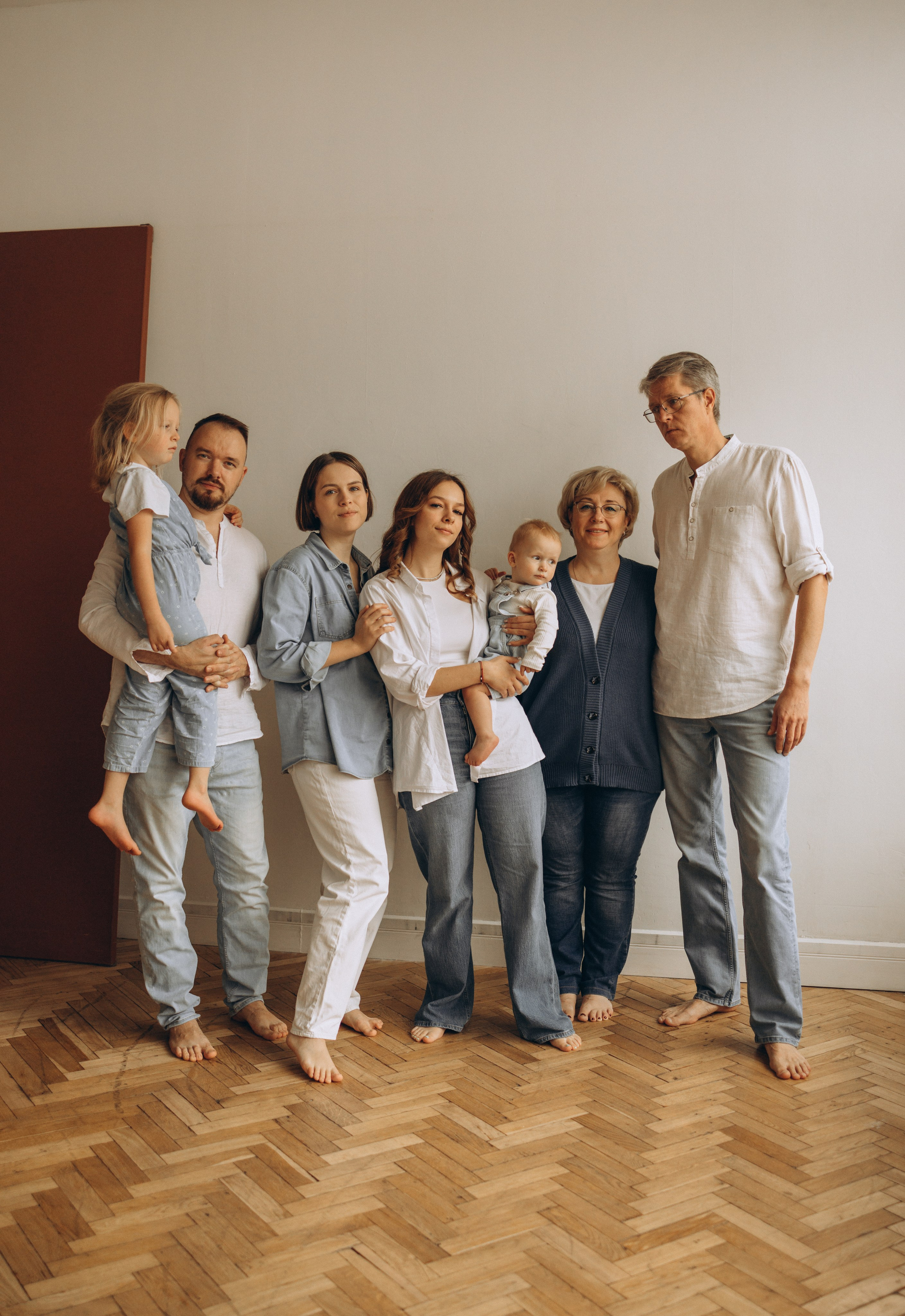 Большая семья. Семейный фотограф Москва Валерия Белова