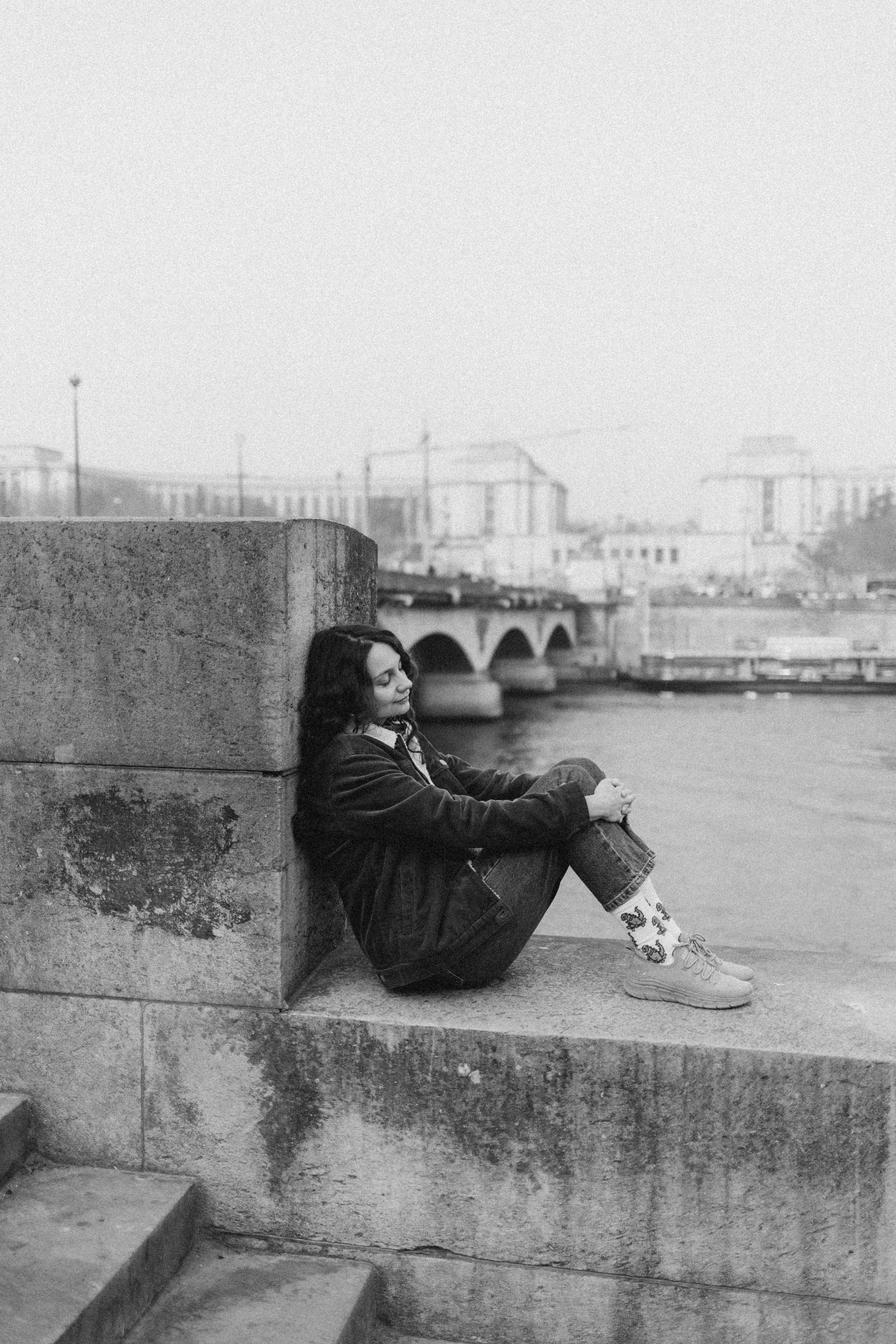 Ноябрьское утро. Фотограф в Париже