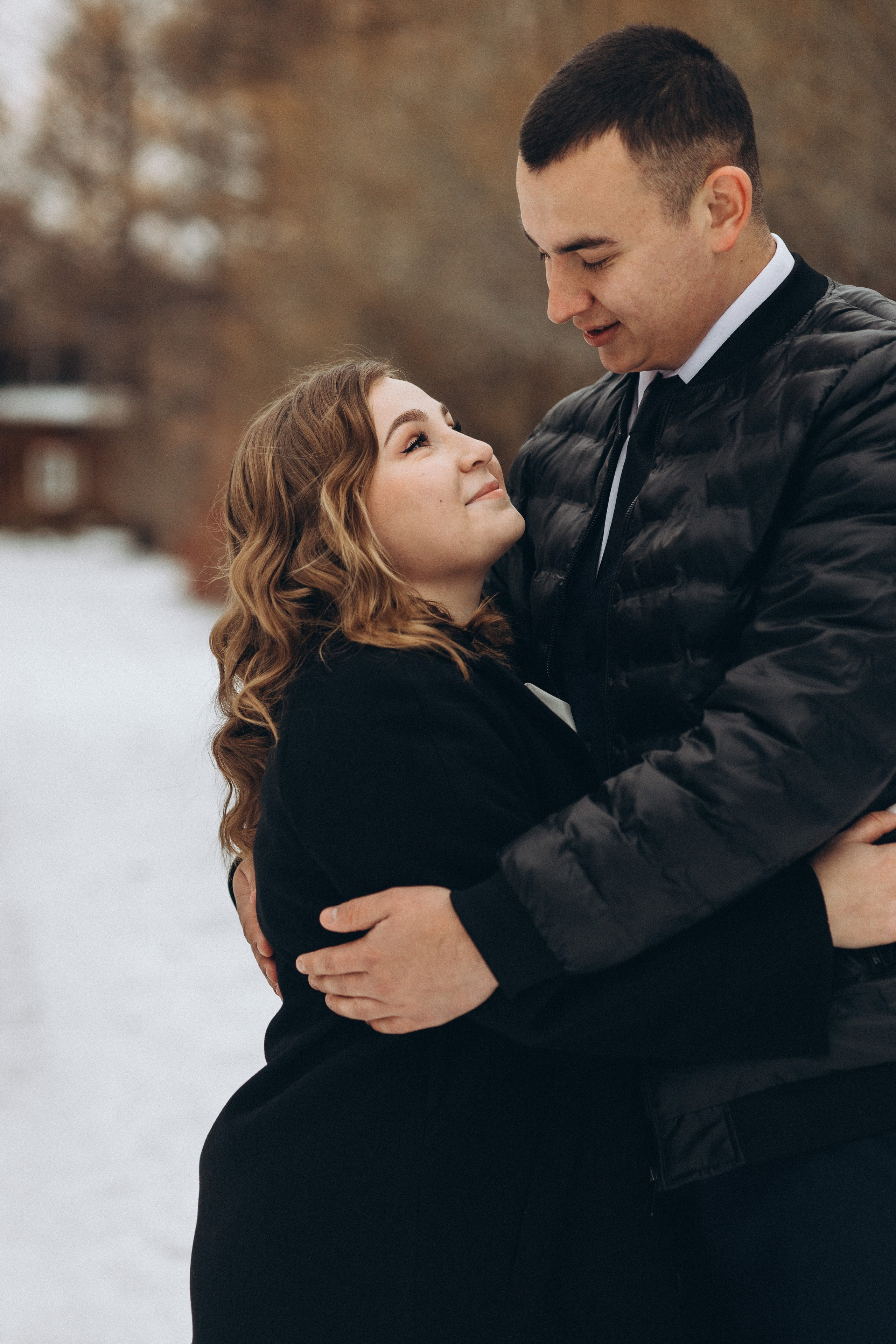 В снежный день ноября. Lifestyle семейный и детский фотограф в Омске Иванова Екатерина