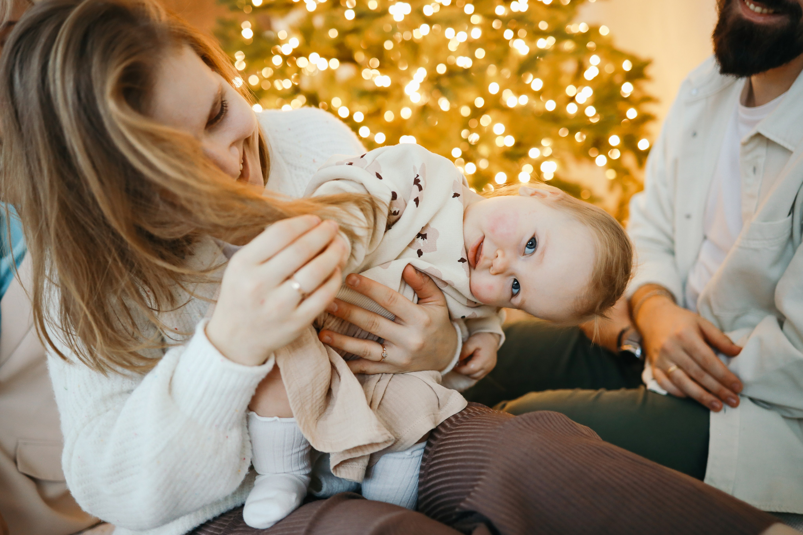 Первый Новый год. Семейный фотограф в Москве Ольга Комарова