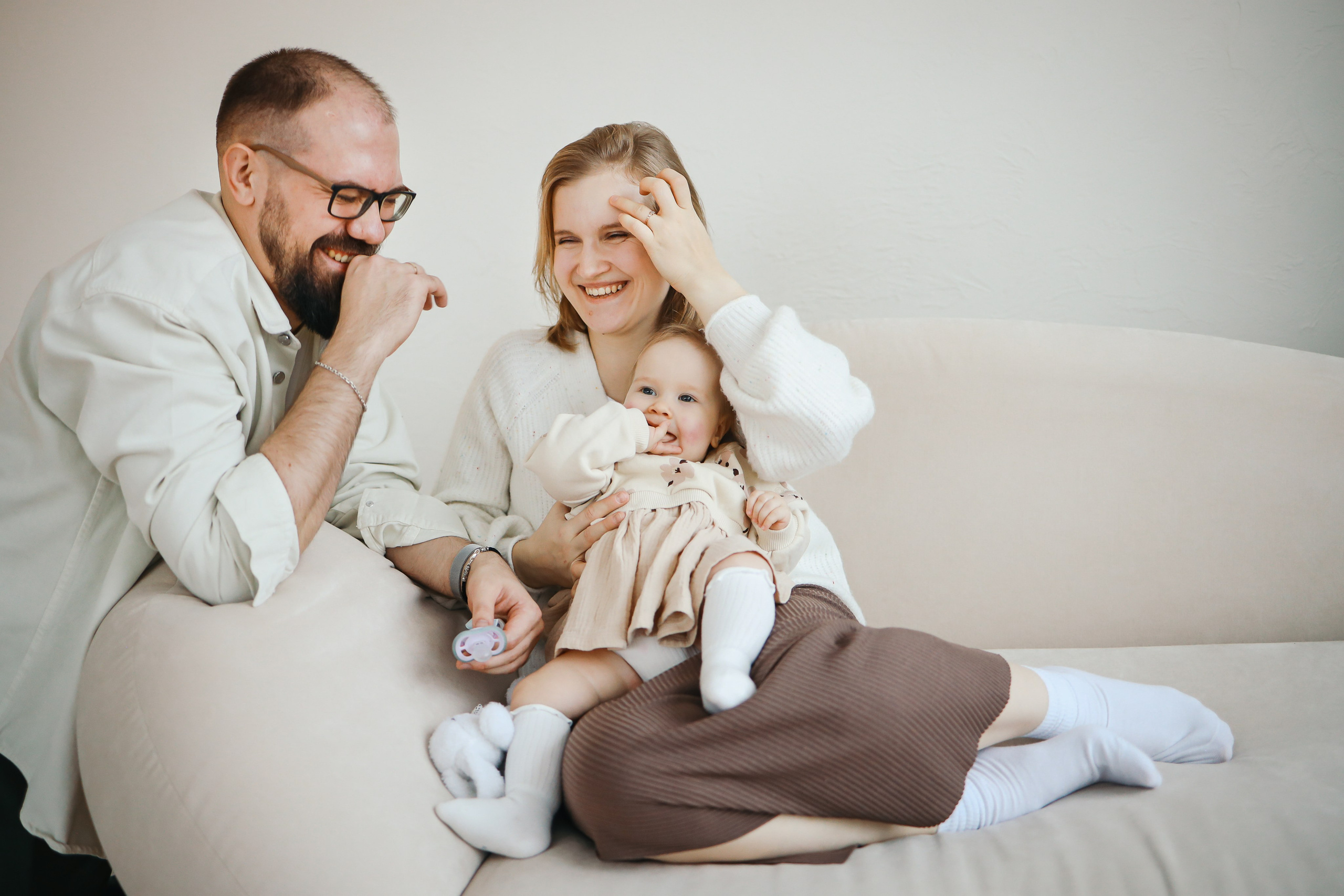 Первый Новый год. Семейный фотограф в Москве Ольга Комарова