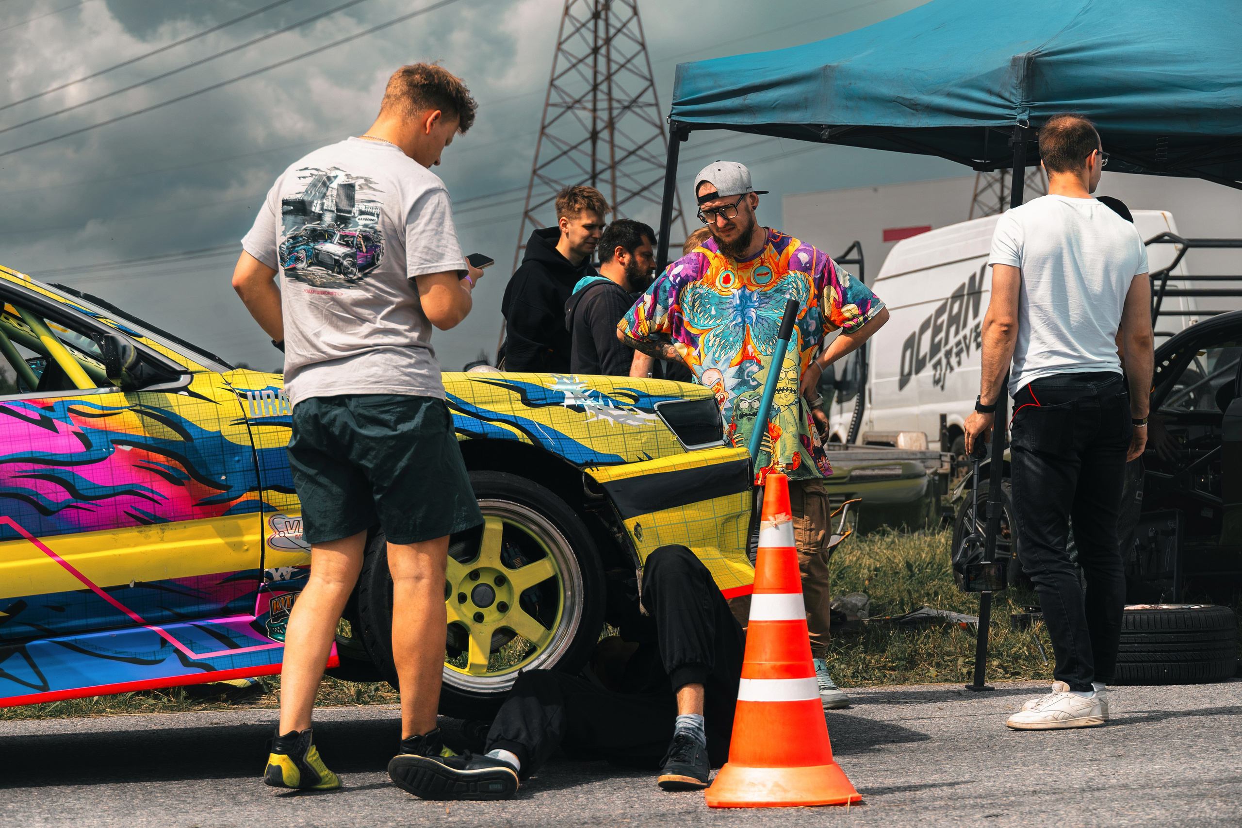 Фоторепортаж с «Больших Гонок» — дрифт, драг, звук