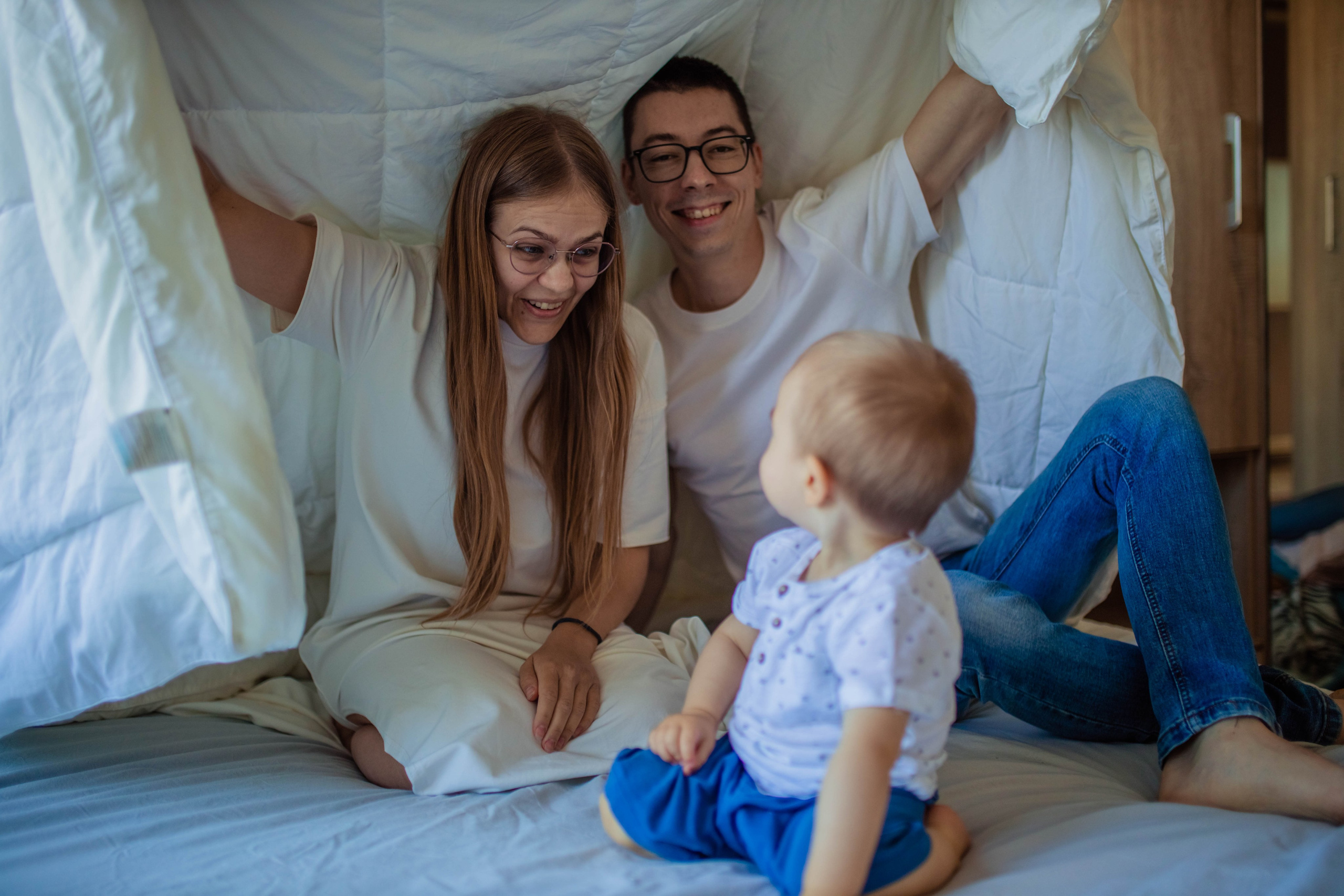Илья, Марина и Дмитрий. Семейный фотограф Алина Демидова. Королев