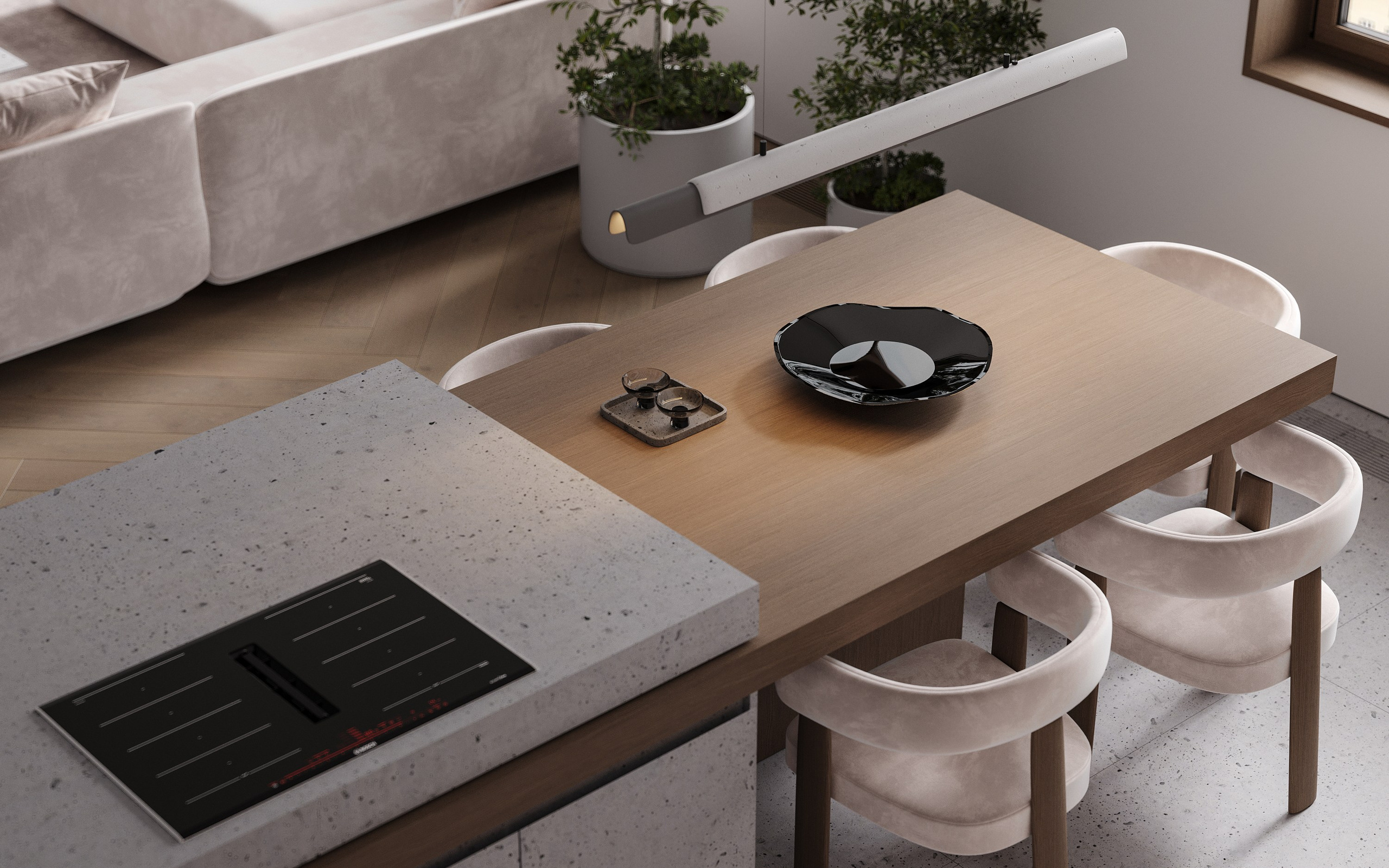 Living room. 3D визуализация интерьеров — Ирина