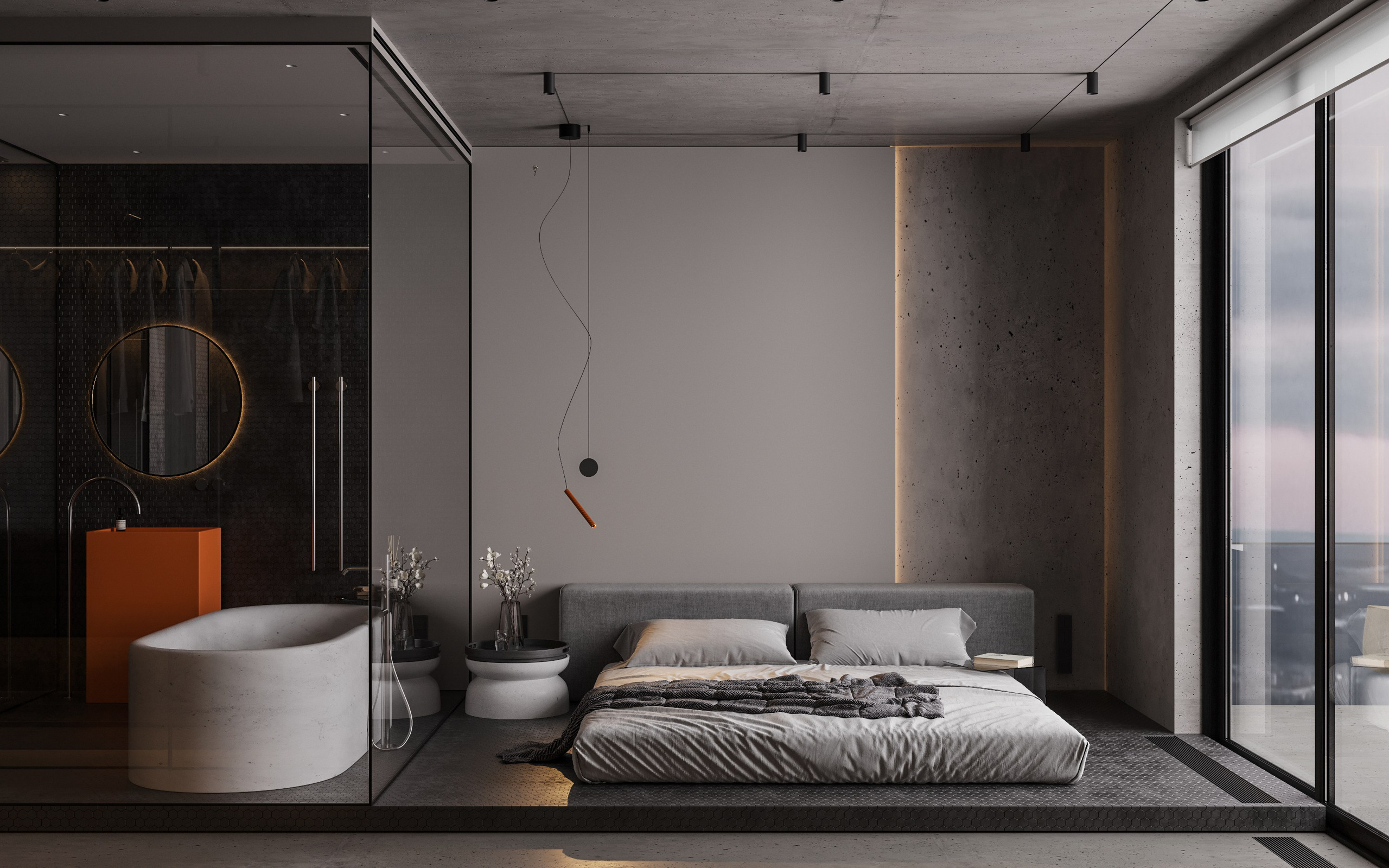 MK | Master bedroom. 3D визуализация интерьеров — Ирина