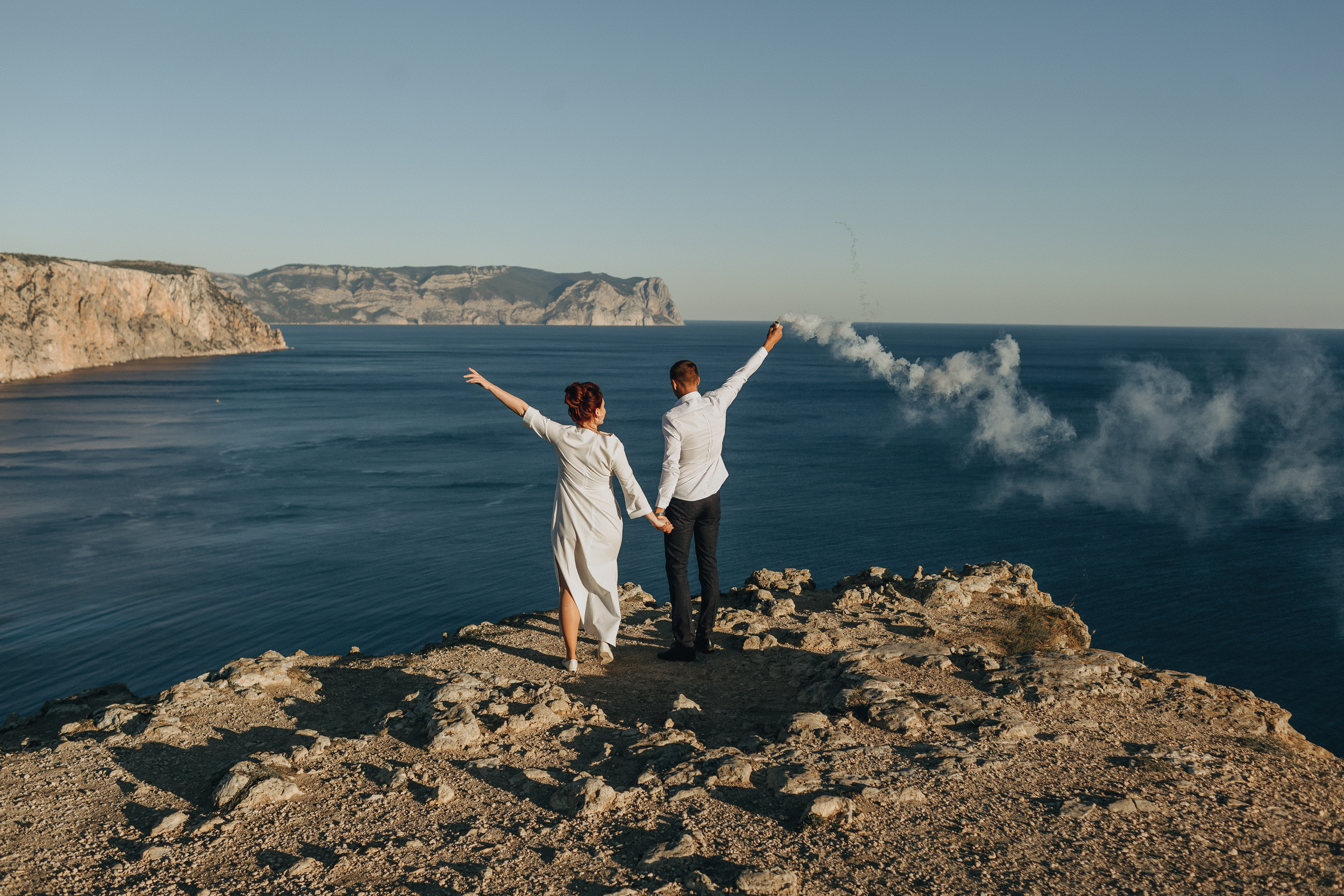 Свадьба в Крыму, город Севастополь, мыс Фиолент. Крым фото, отдых Крым, Севастополь фото, Свадьба фото, Олег Горбатко