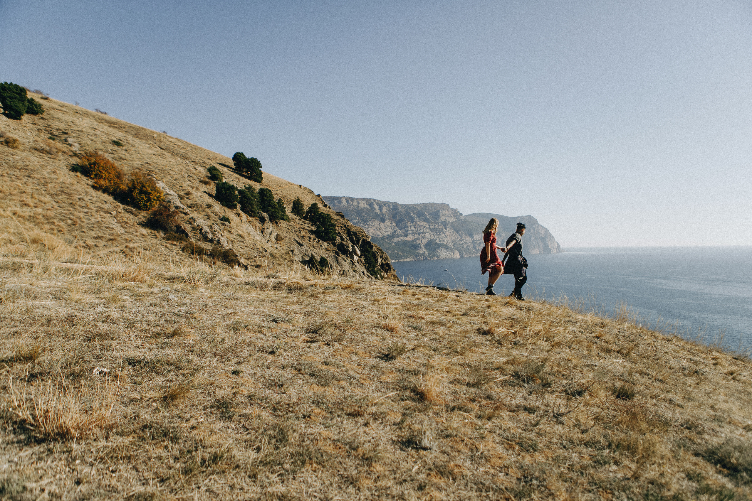 Интернациональная пара на съемке в Крыму. Крым фото, отдых Крым, Севастополь фото, Свадьба фото, Олег Горбатко