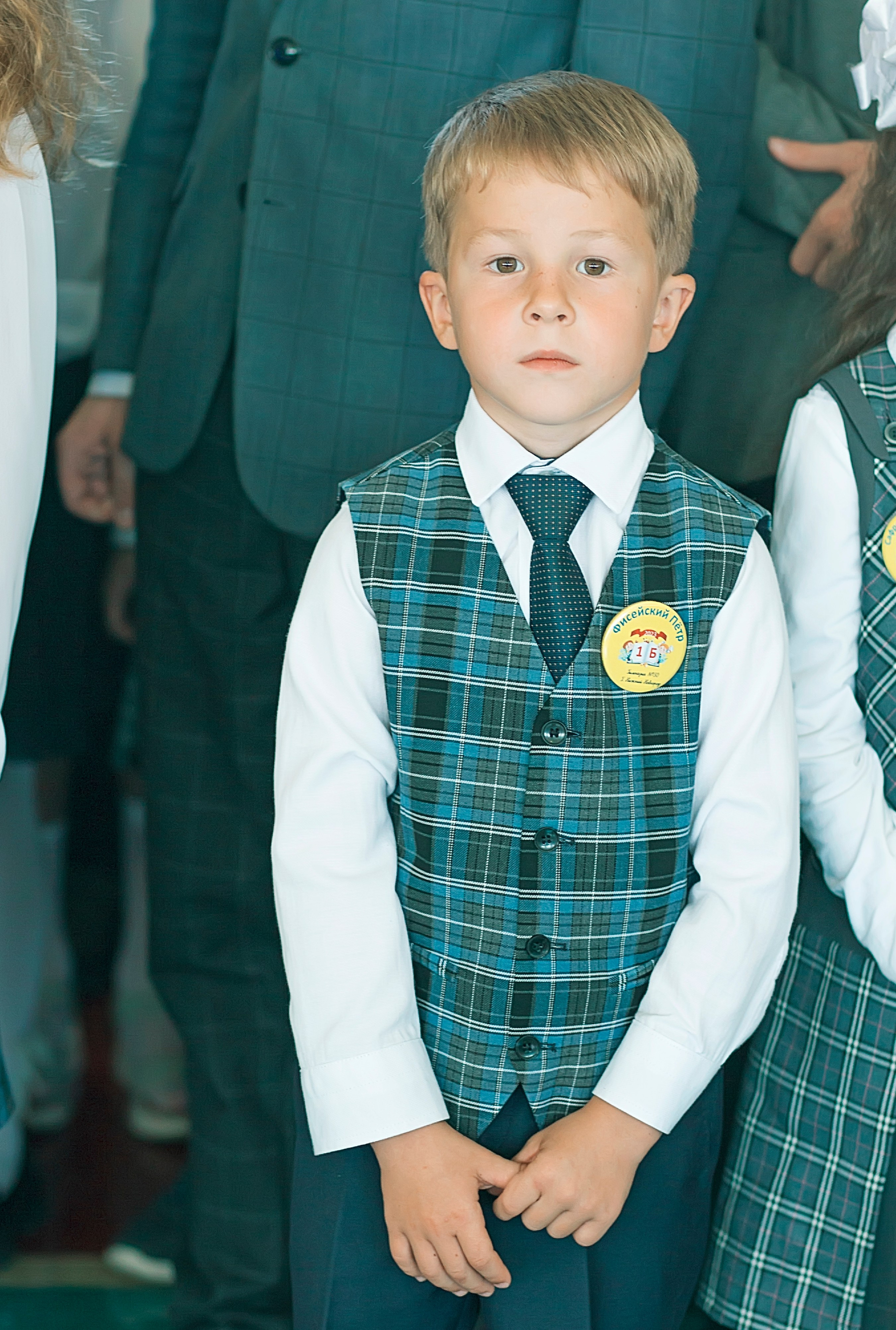Первый класс линейка, в классе, портреты. Семейный и детский фотограф в Нижнем Новгороде