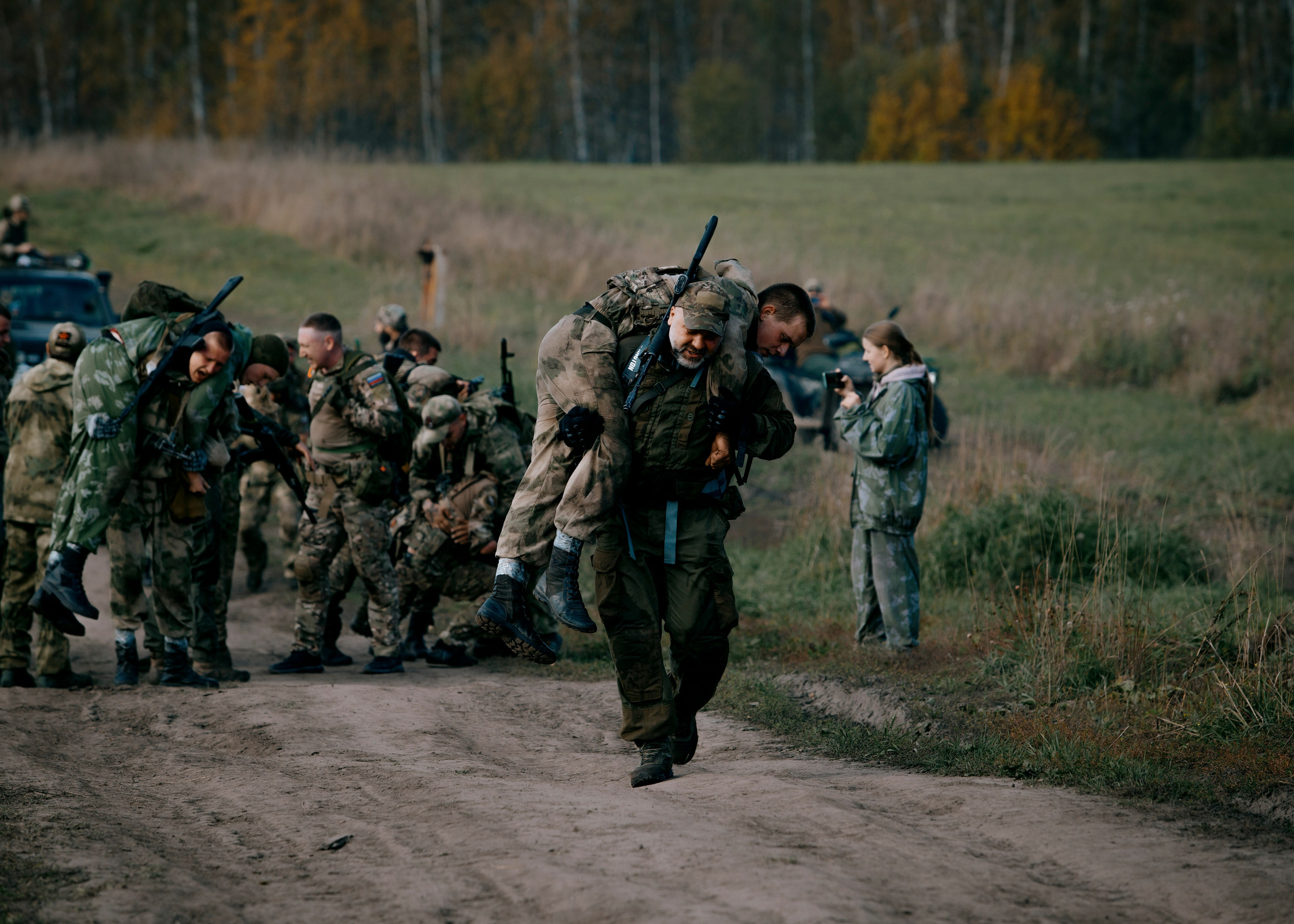 Квалификационные испытания. Сдача на шеврон «Боевая Единица». Портретный фотограф в Москве Дарья Цезария