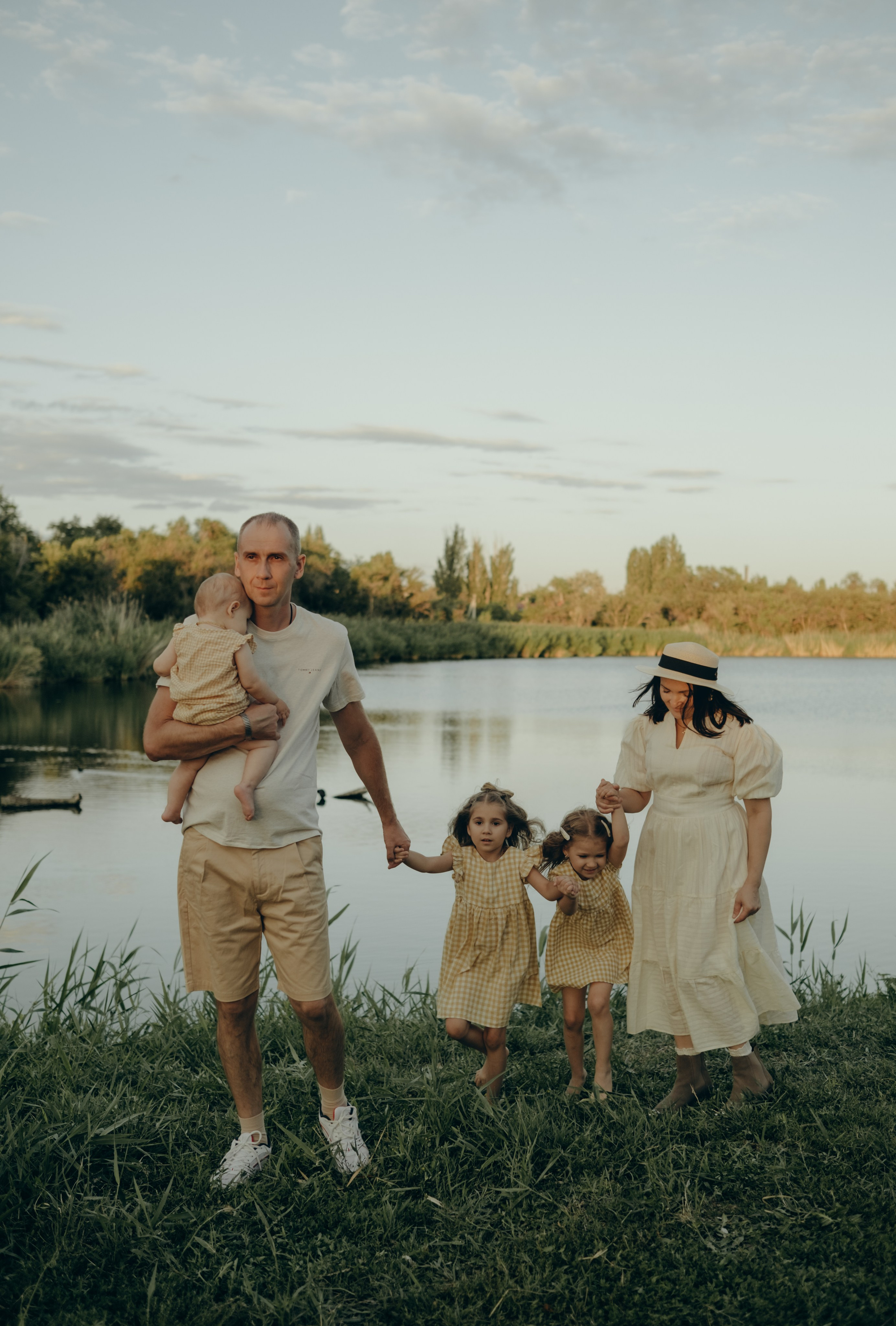 Семейная история на озере Сарпа. Фотограф в Москве Ольга Елоева