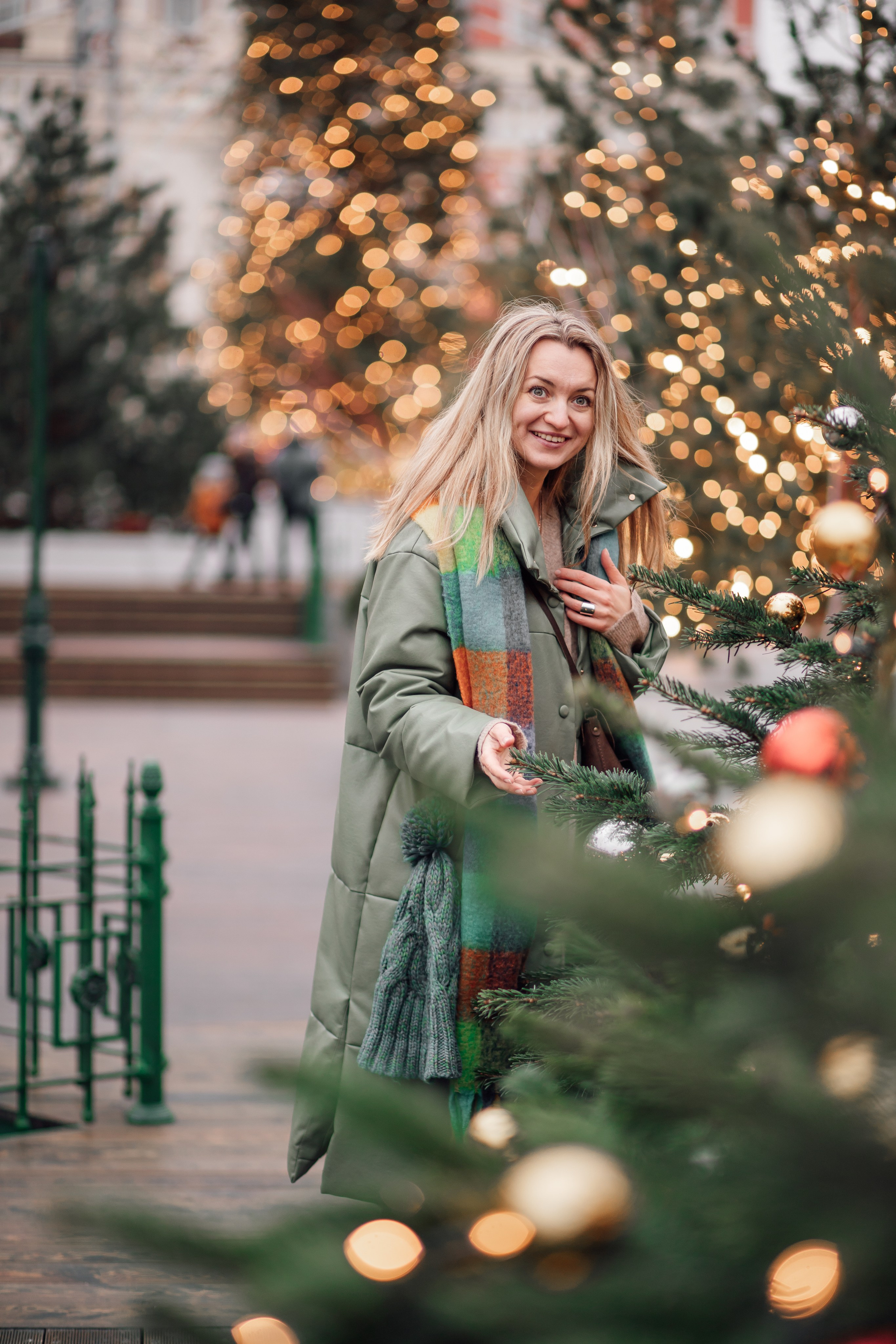 Новогодняя фотосессия женская семейная индивидуальная в москве на улицах. Ваш фотограф в Москве — Зернова Лидия