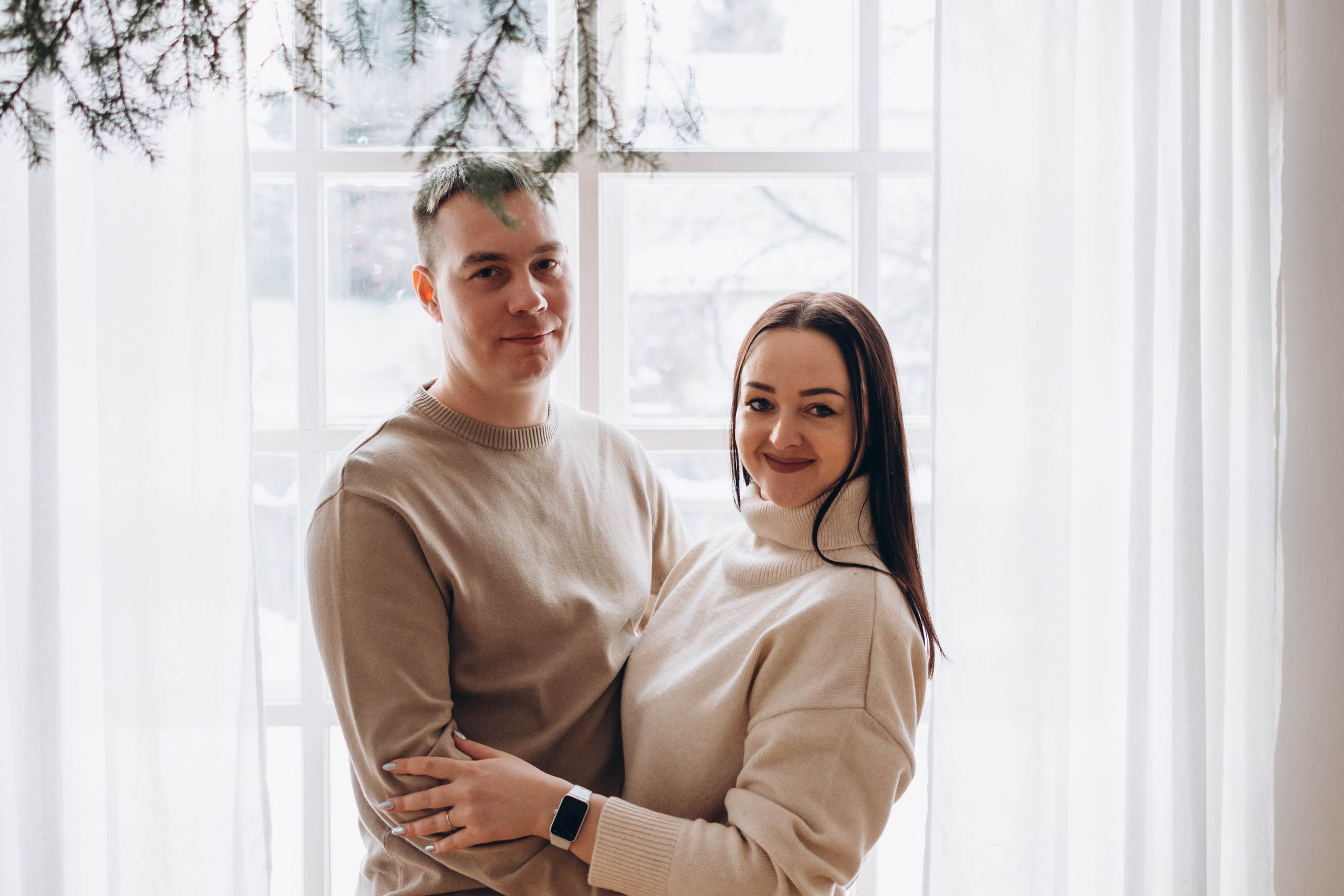 Новогодняя съемка Ольги с семьей. Семейный фотограф в Тюмени Ксения Мязитова