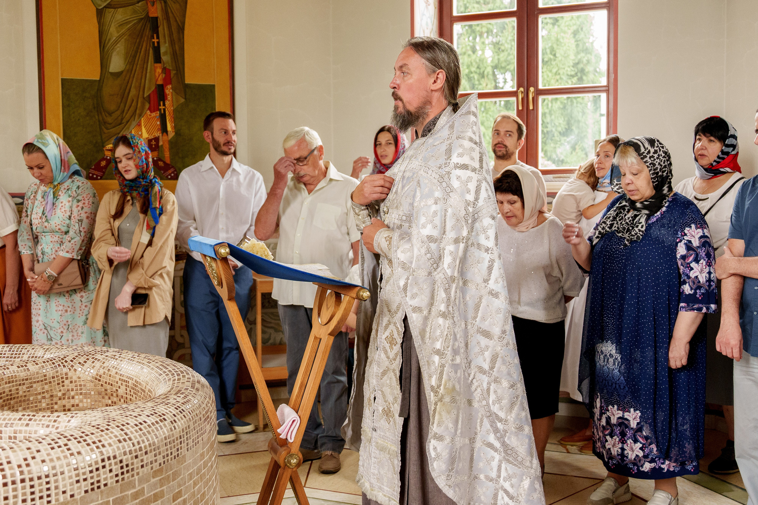 Крещение Полины. Фотограф Юлия Попова