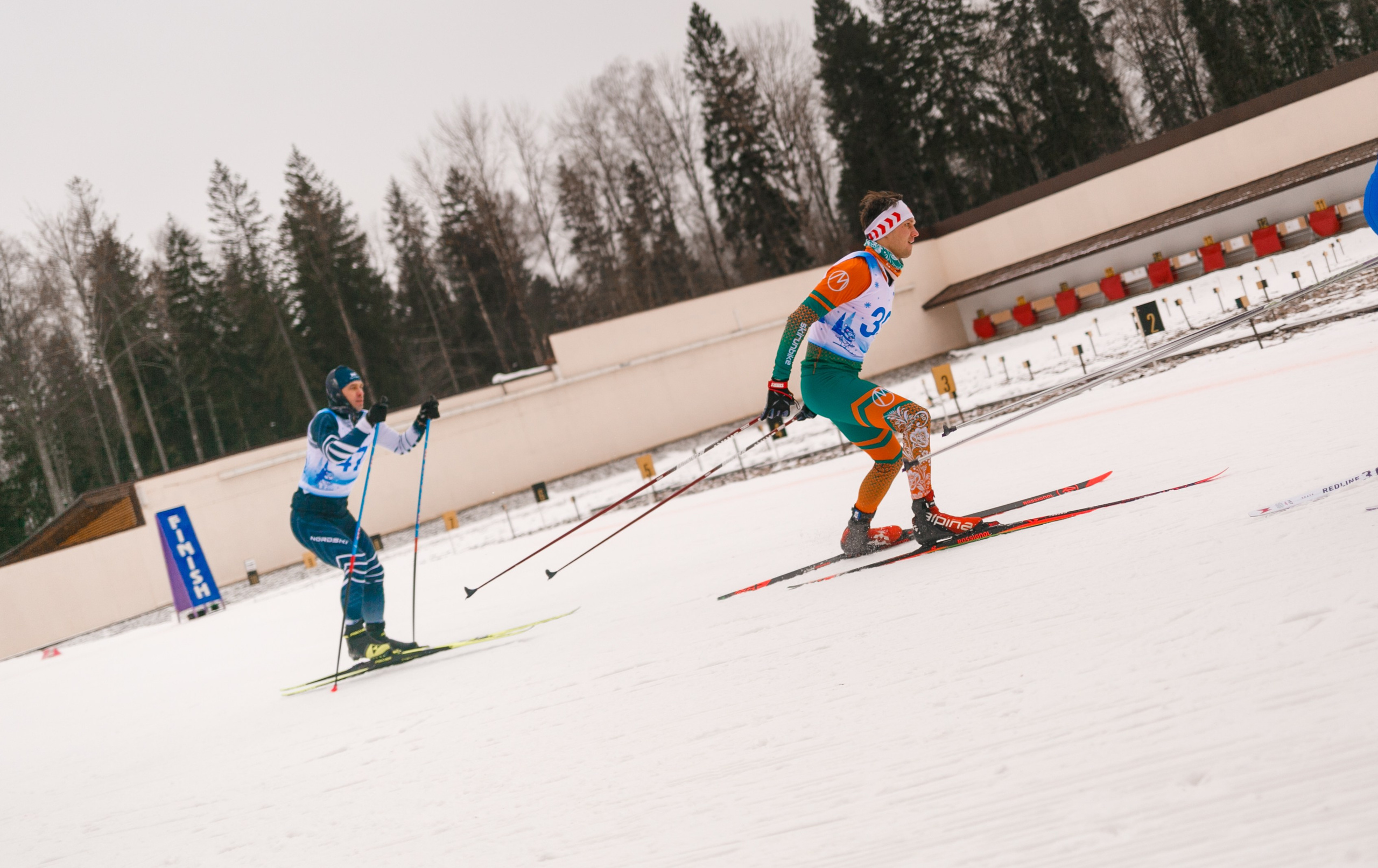 Фотосъемка лыжной гонки. Репортажный фотограф Борис Геер