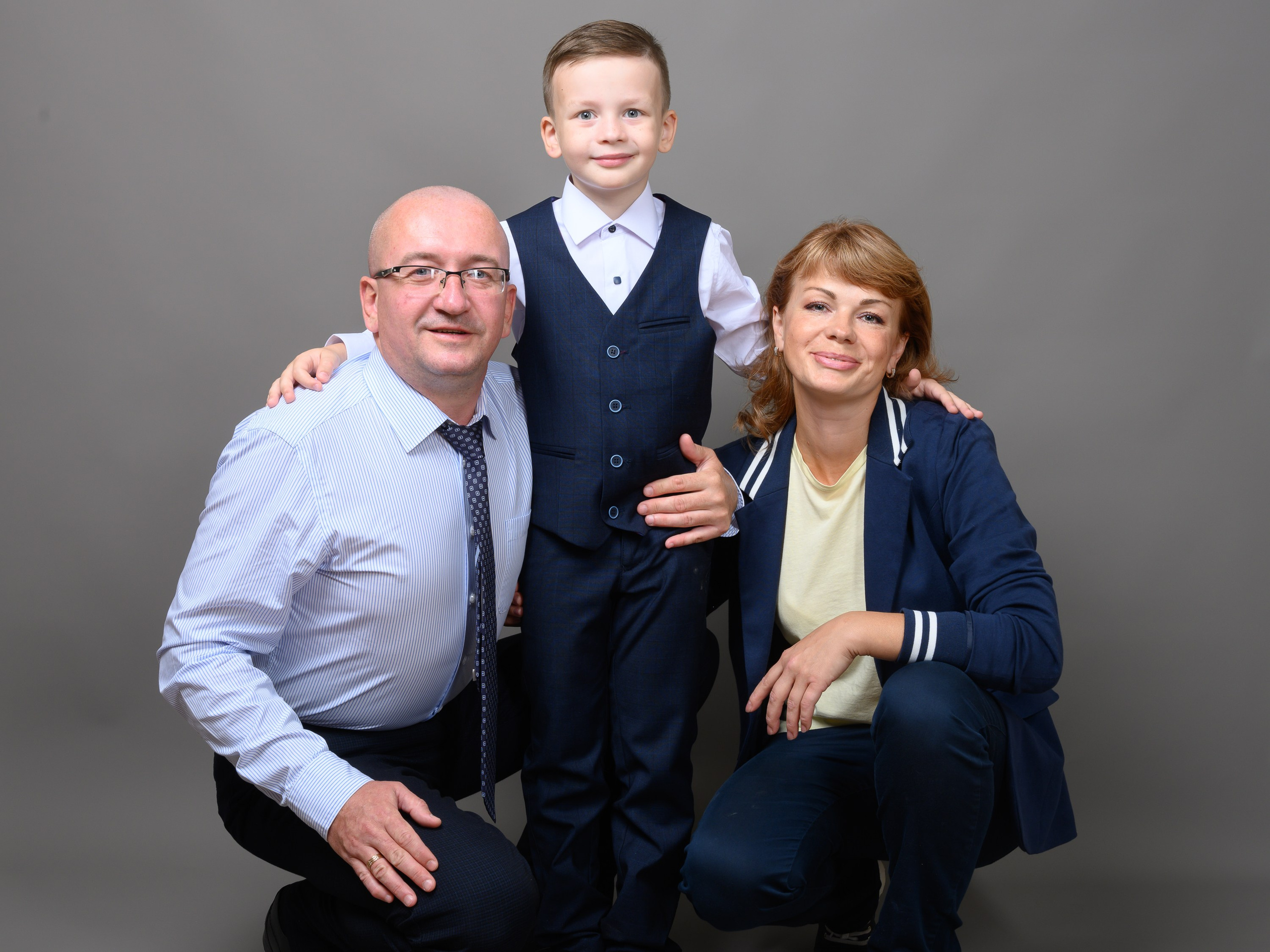 Дмитрий и Елена. Семейная фотосессия. Фотограф Андрей Зикеев, фотостудия AzArt Studio в Москве