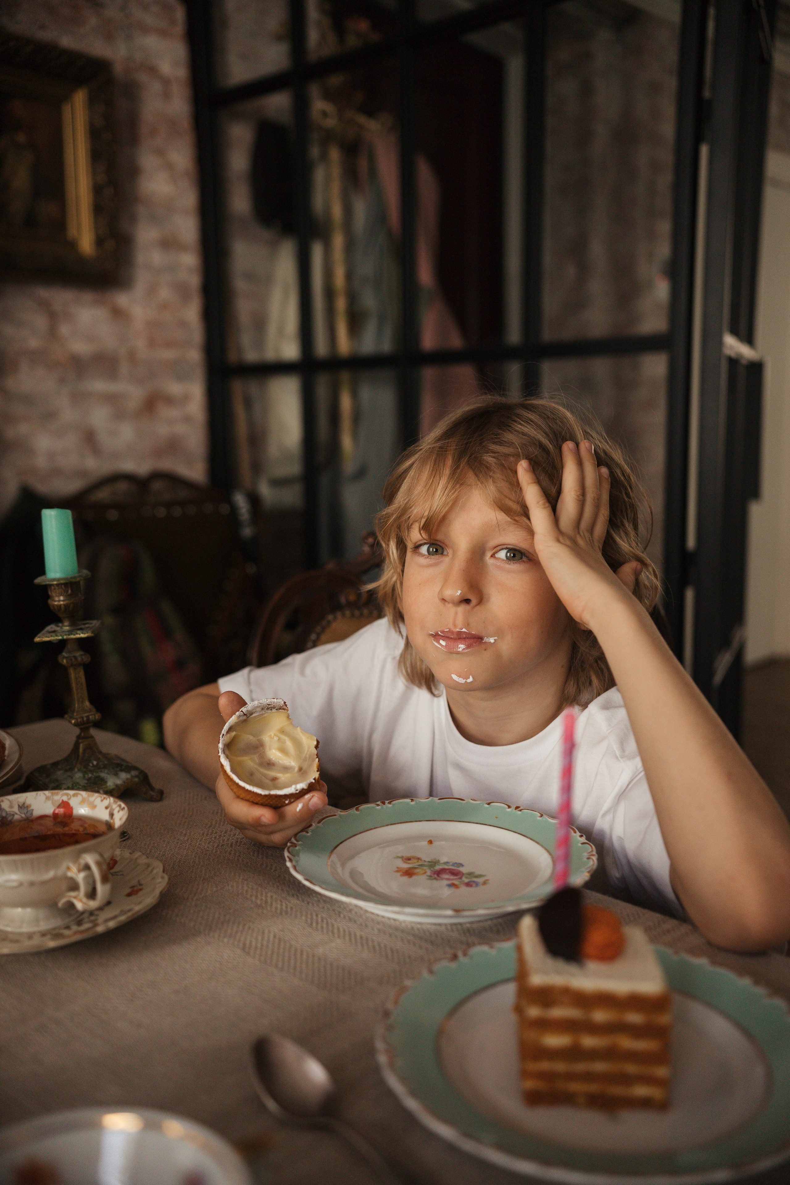Бабушка в гостях. Детский и семейный фотограф в Москве Светлана Шабалина