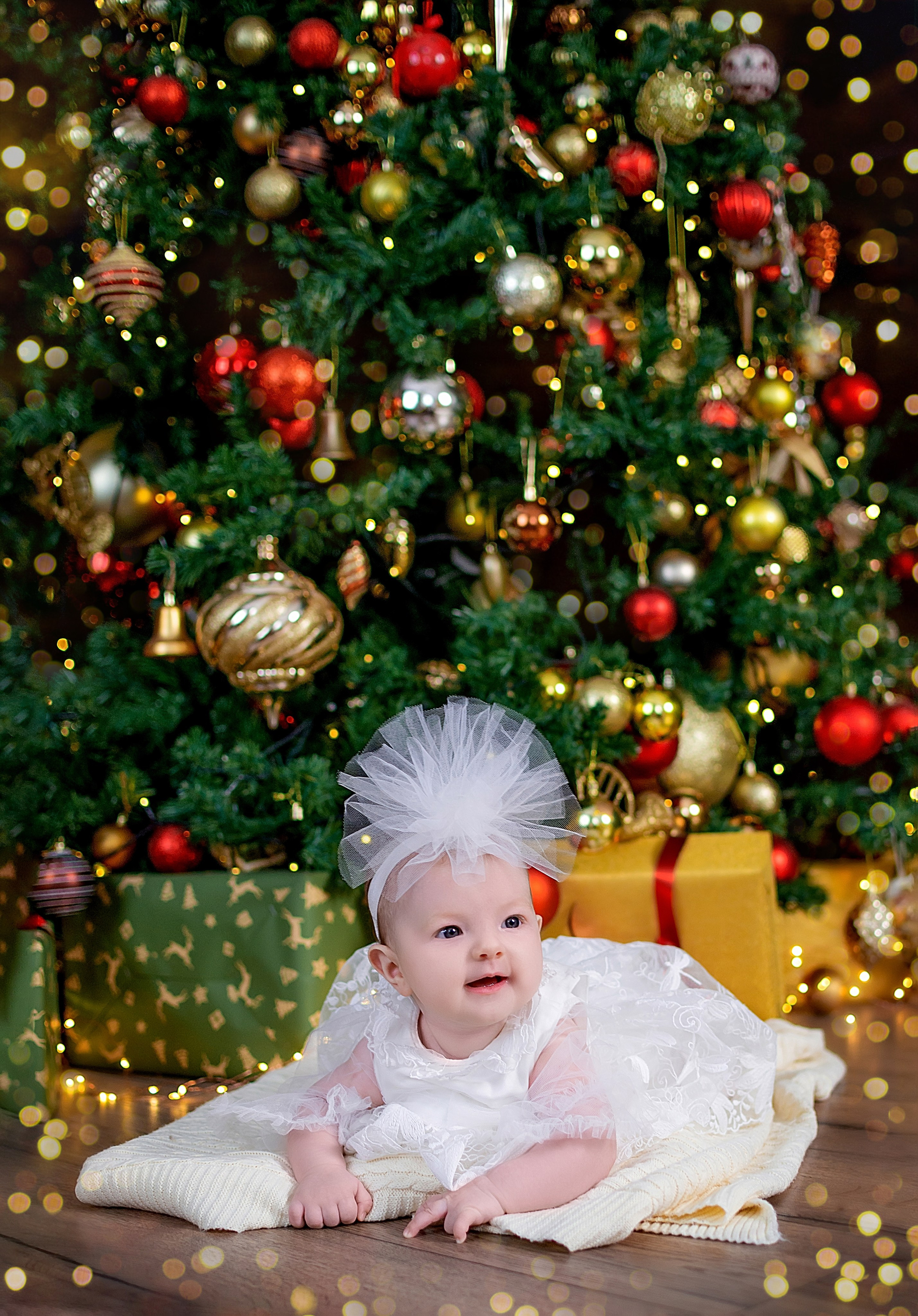 Новогодняя семейная фотосессия в Краснодаре 2023-2024. Фотограф новорожденных Краснодар Малышенко Надежда