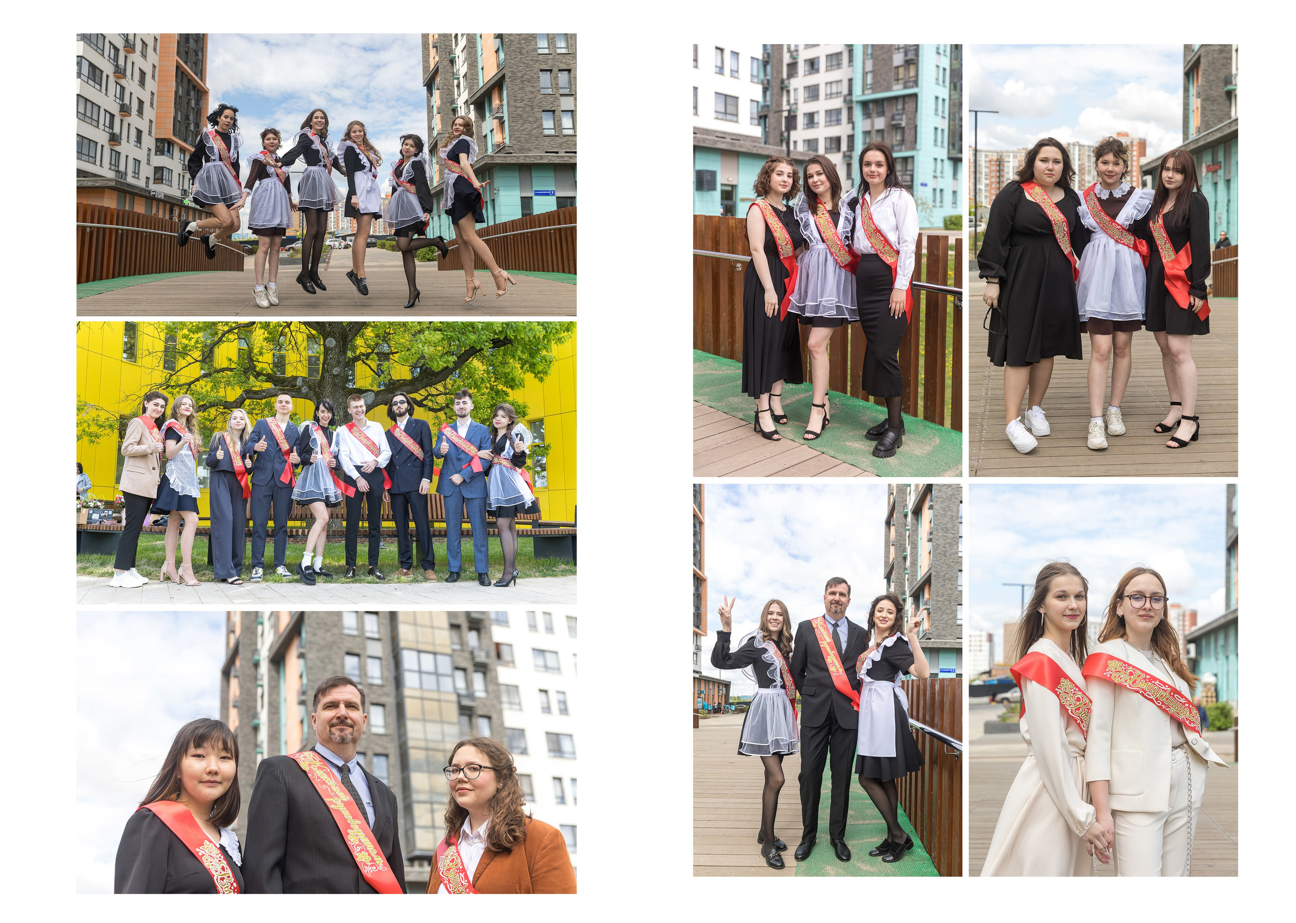 Последний звонок на Школьном дворе Скандинавия. Школьный фотограф в Москве Семенова Ирина