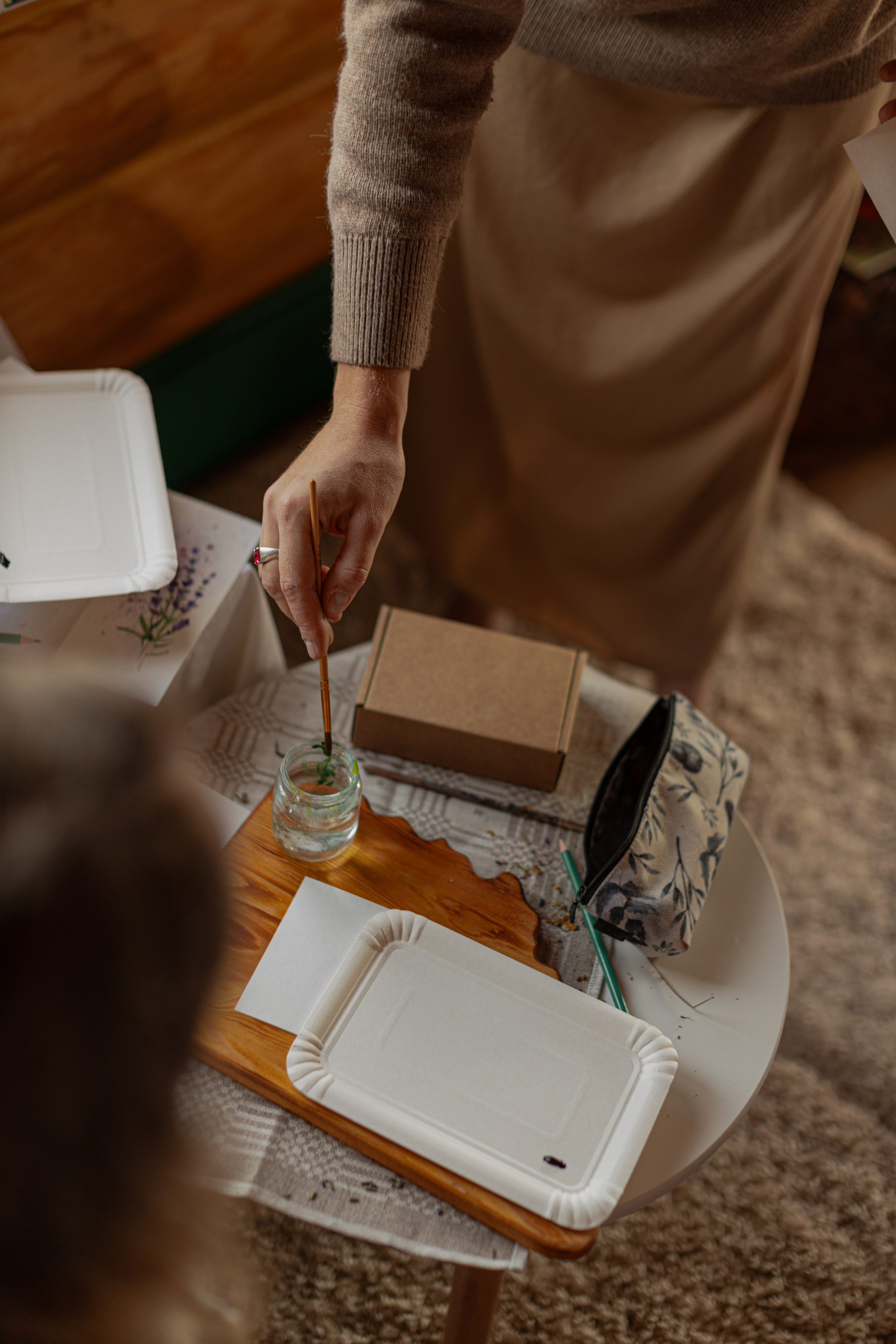 Акварель + Саше в бане. Анастасия Ракчеева Художник