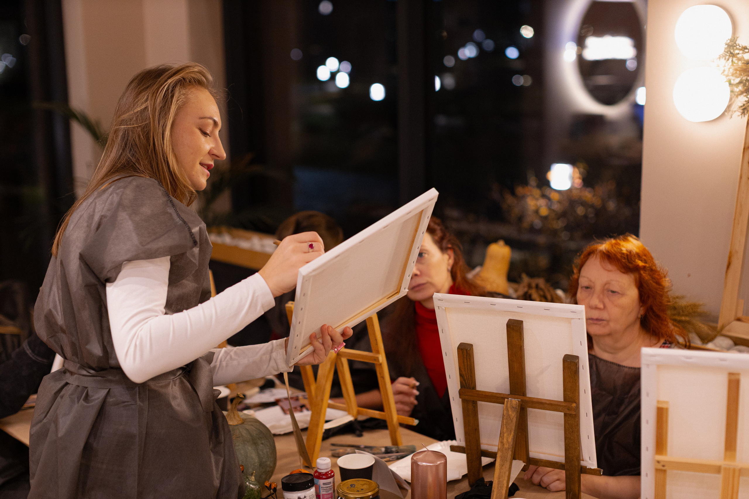 МК Тыква в кафе Здрасте. Анастасия Ракчеева Художник