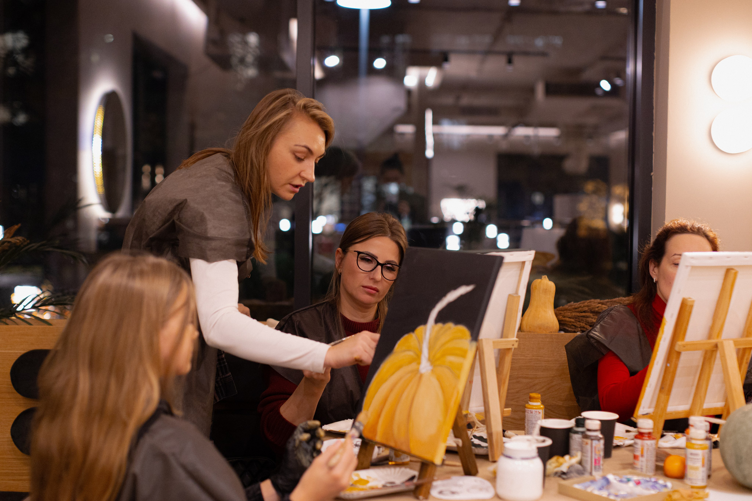 МК Тыква в кафе Здрасте. Анастасия Ракчеева Художник