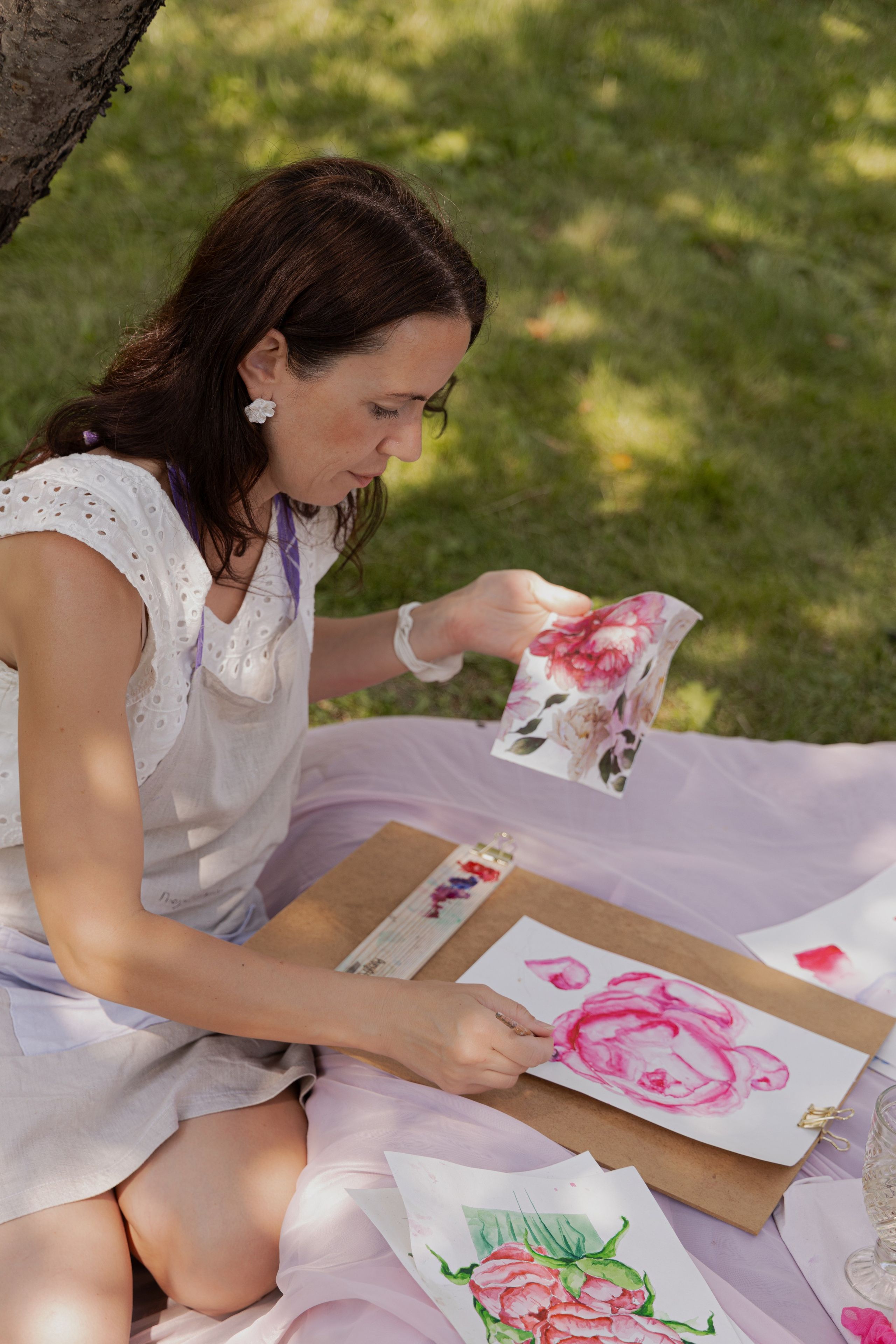 МК Пион (пикник в парке). Анастасия Ракчеева Художник