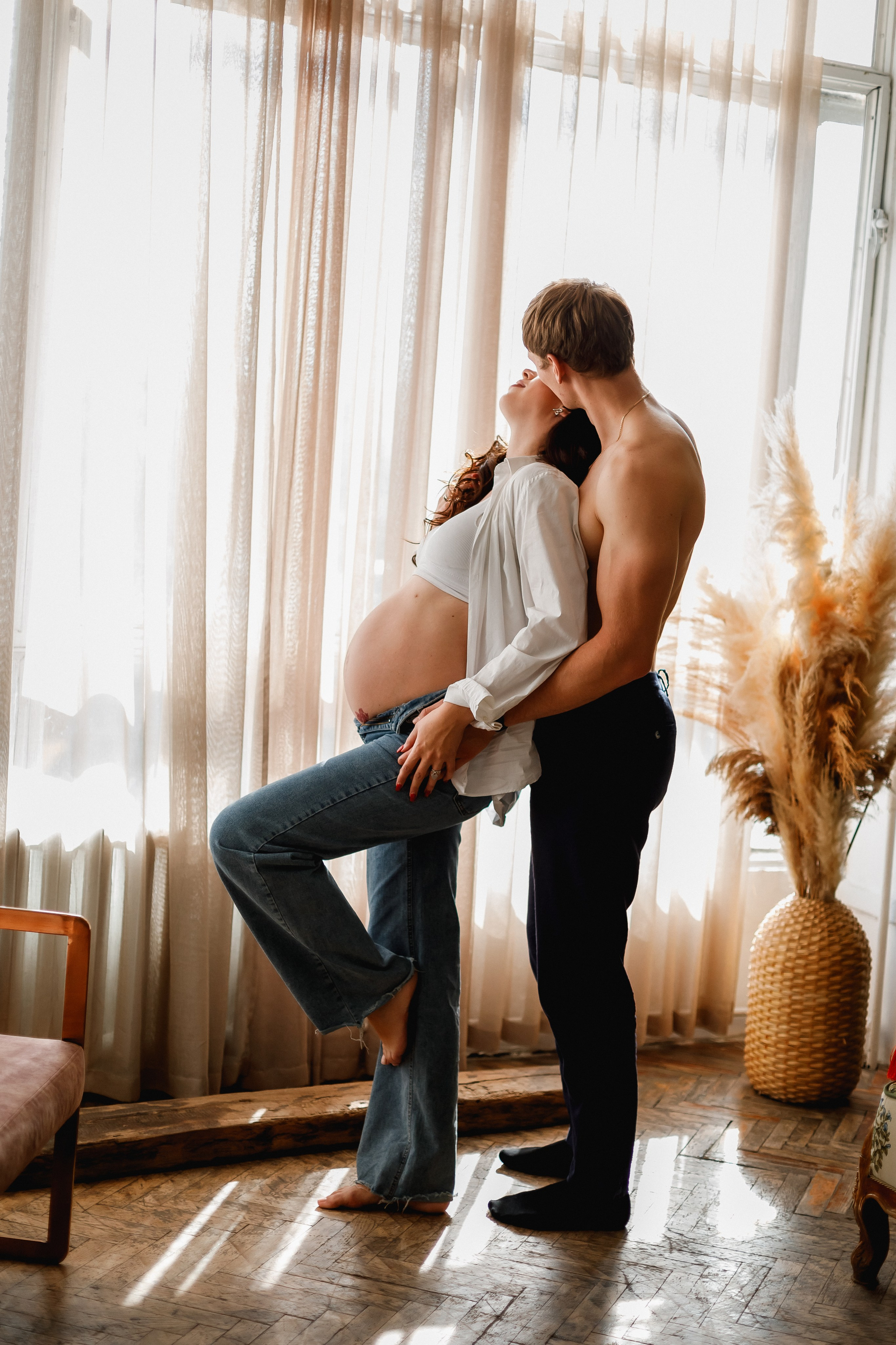 Оксана и Михаил. Ожидание малышки. Фотограф в Москве Базанова Дарья