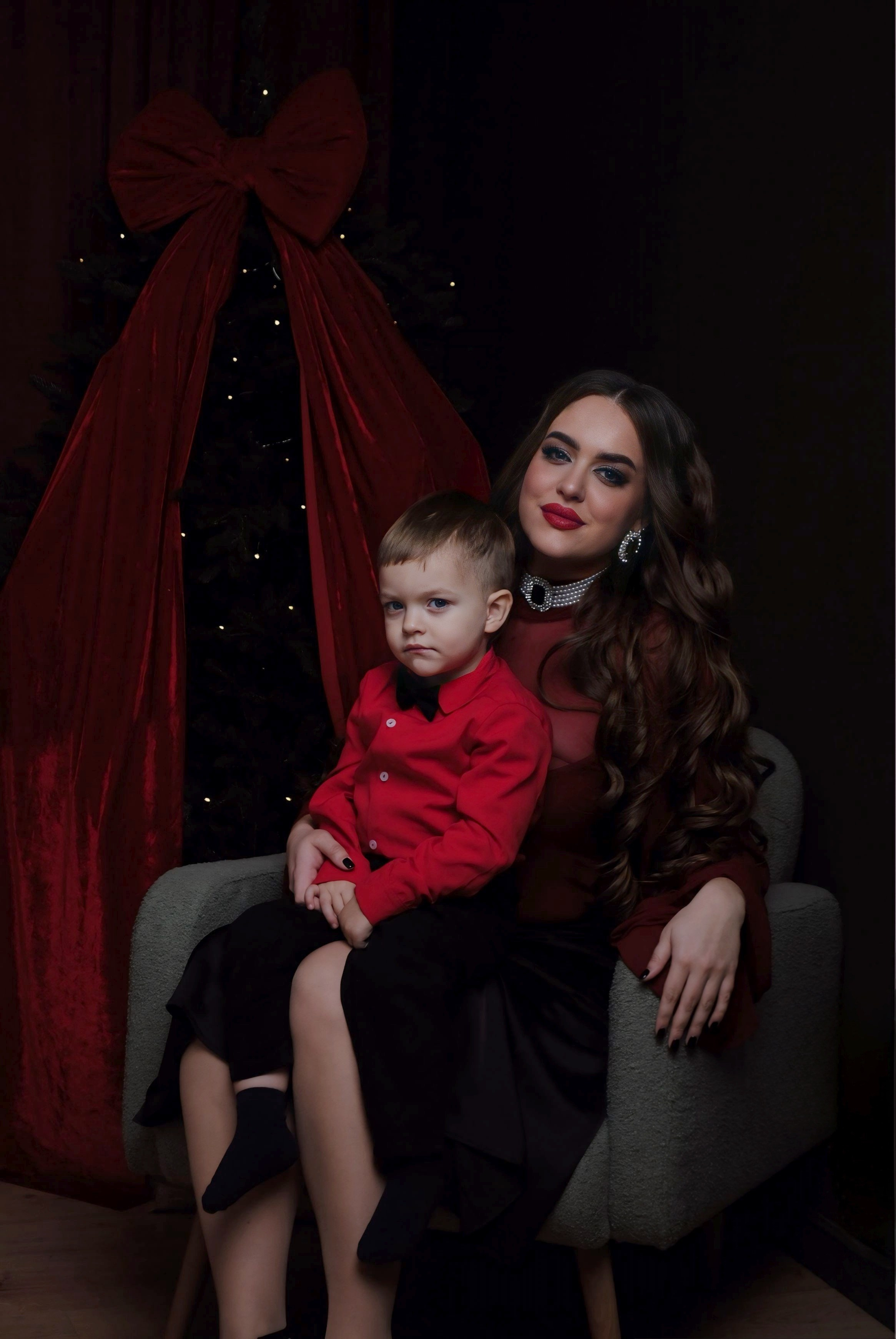 Настя и семья. Фотограф Мария Мусаелян