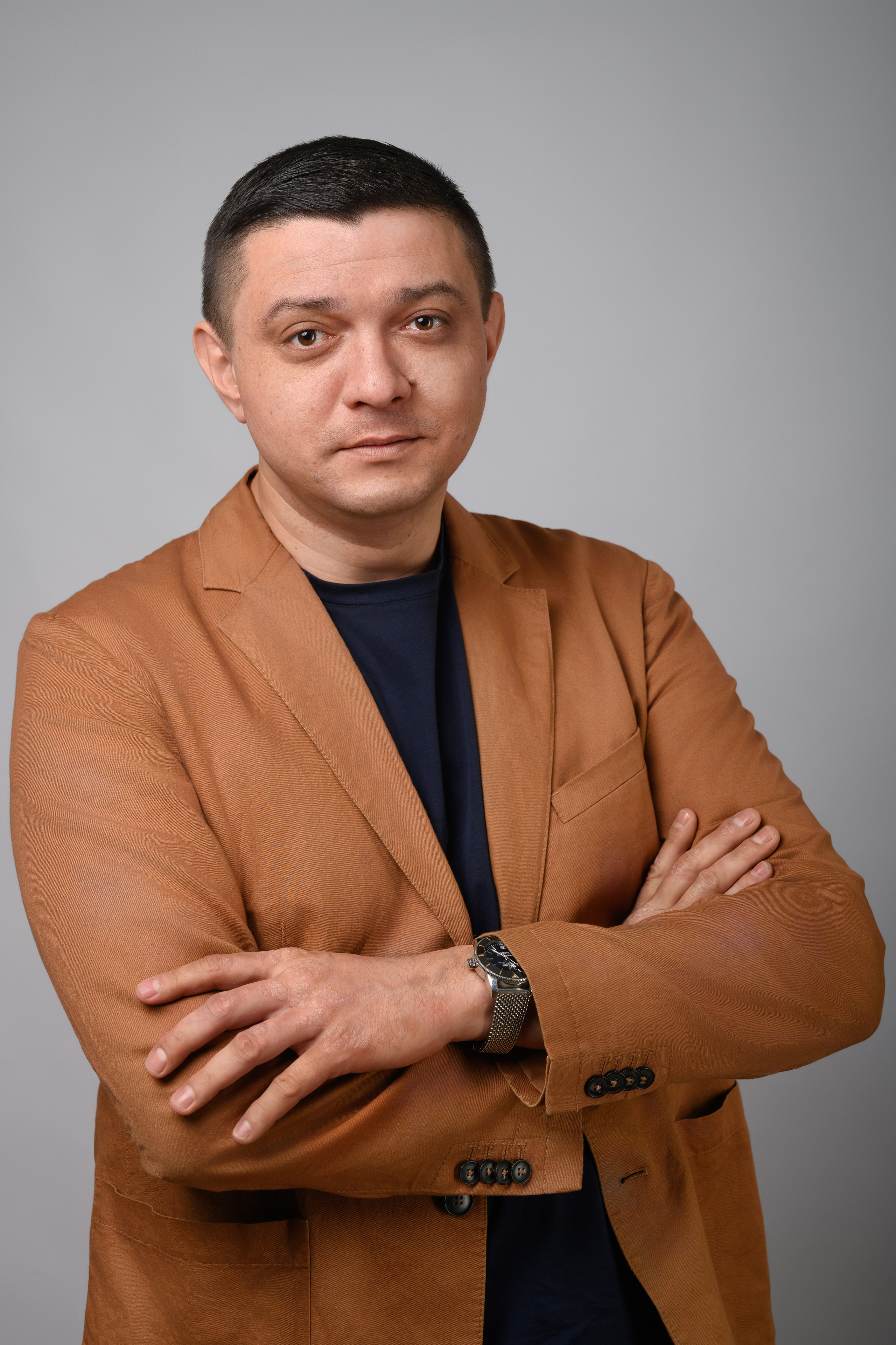 Мужской портрет. Фотограф Андрей Зикеев, фотостудия AzArt Studio в Москве